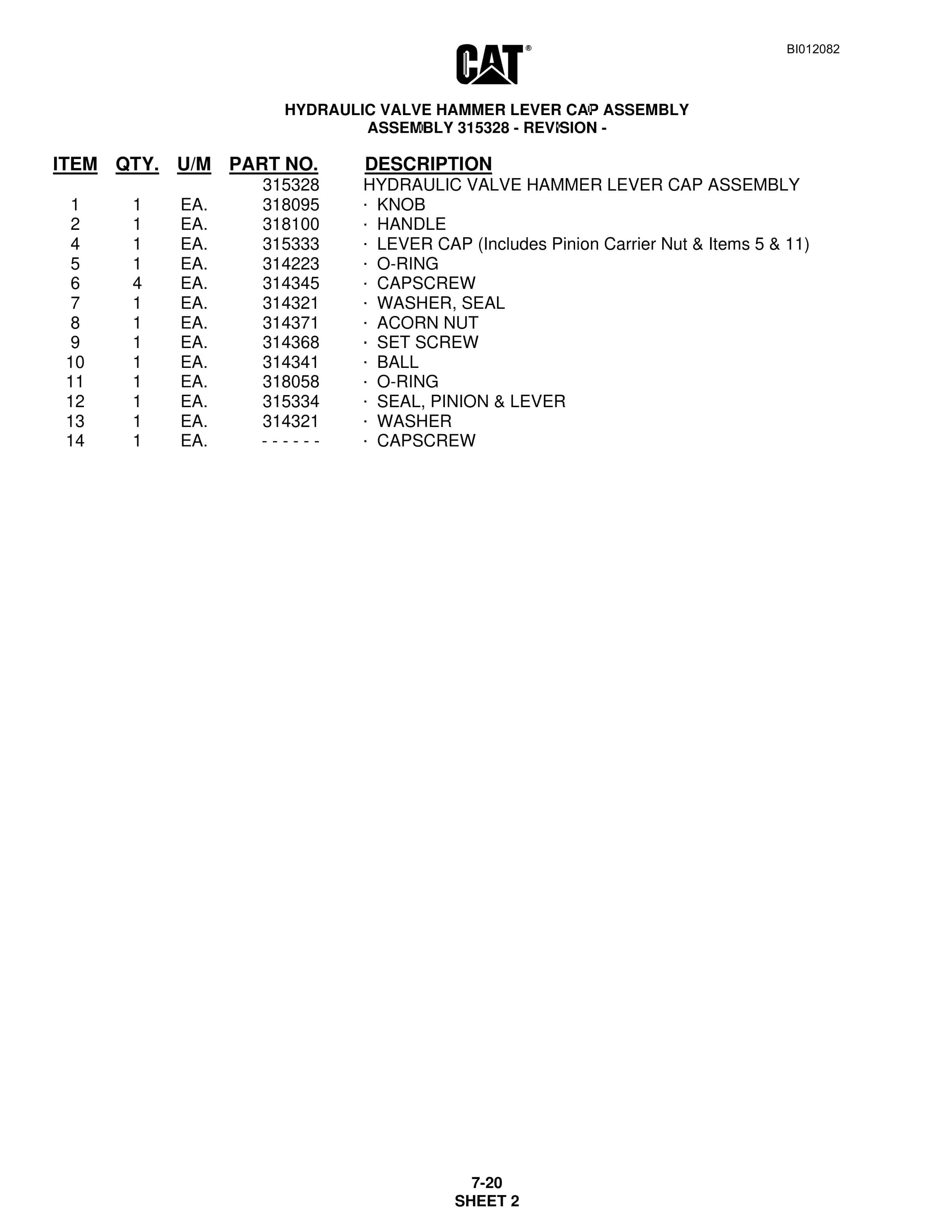 Caterpillar MD5090 Hydra-Trac Drill Parts Manual BI012082 5 Caterpillar MD5090 Hydra-Trac Drill Parts Manual BI012082 - Image 5