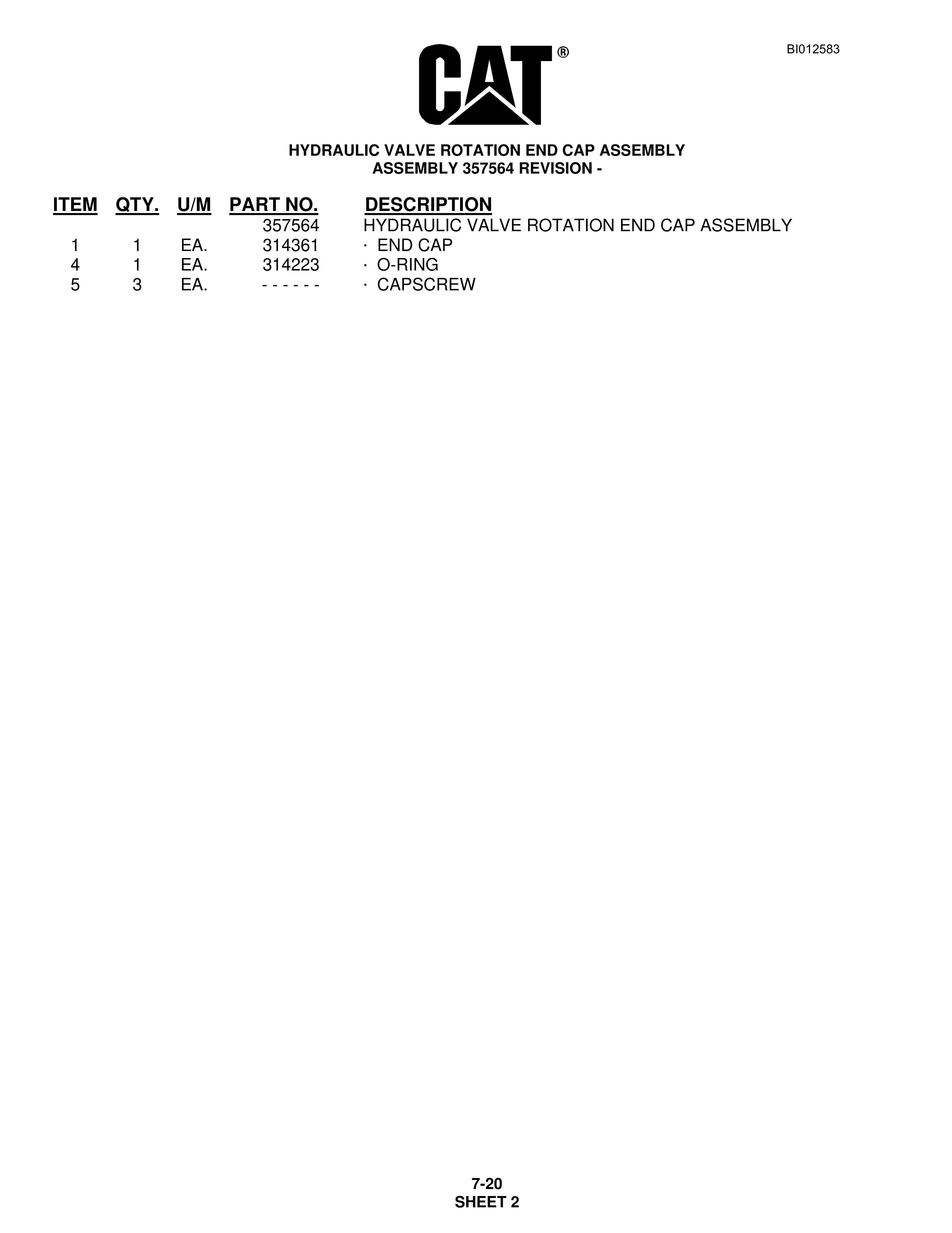 Caterpillar MD5090 Hydra-Track Drill Parts Manual BI012583 5 Caterpillar MD5090 Hydra-Track Drill Parts Manual BI012583 - Image 5
