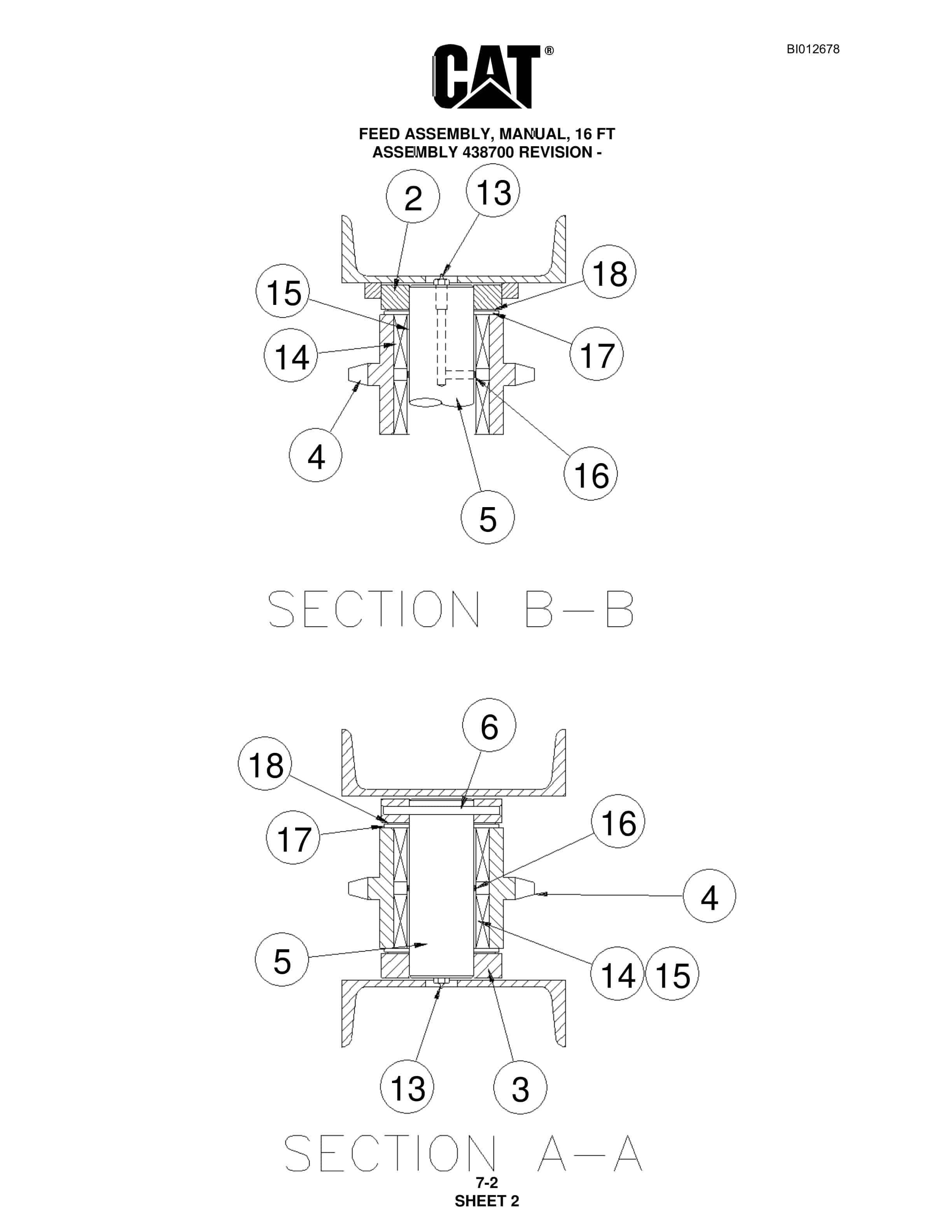 Caterpillar MD5090 Hydra-Track Drill Parts Manual BI012678 3 Caterpillar MD5090 Hydra-Track Drill Parts Manual BI012678 - Image 3
