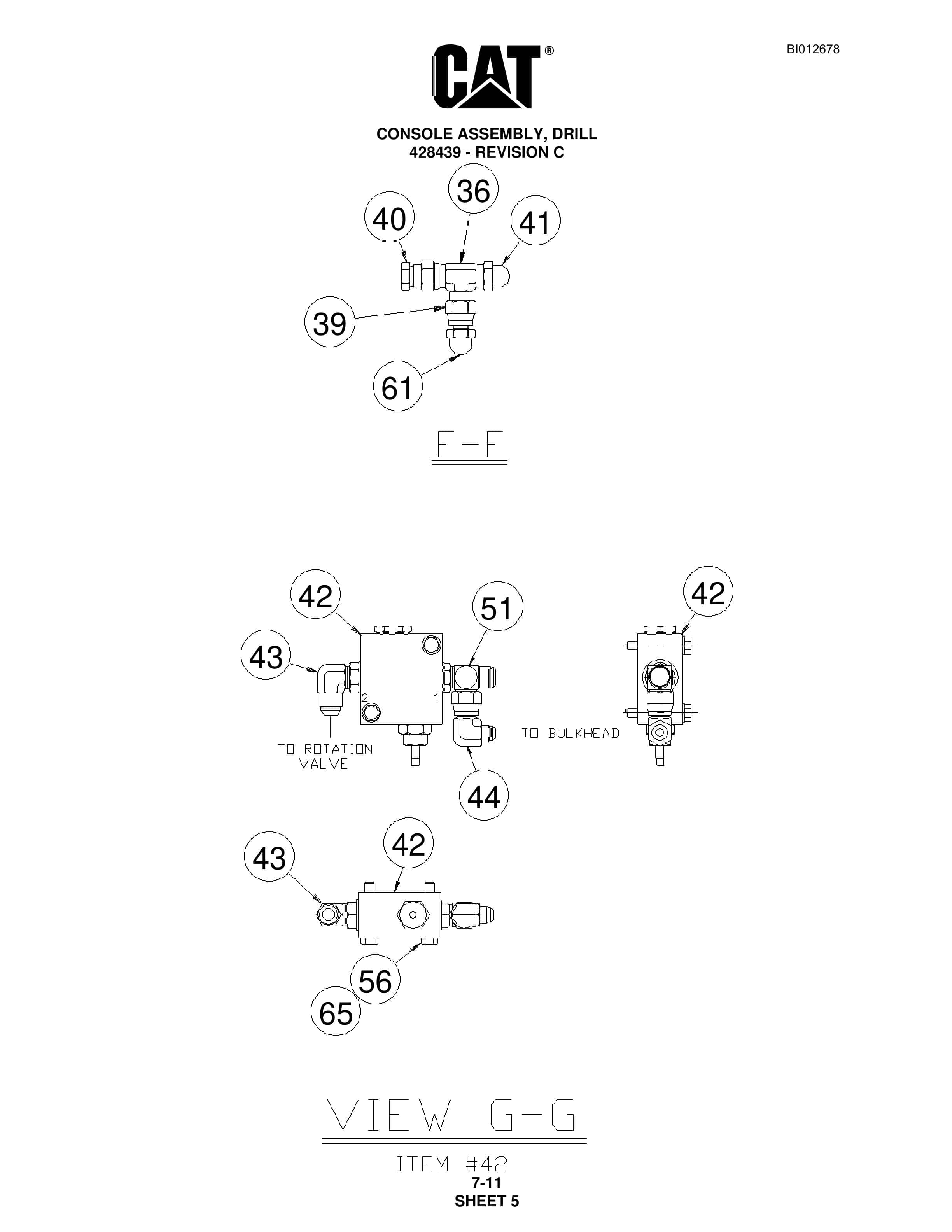 Caterpillar MD5090 Hydra-Track Drill Parts Manual BI012678 4 Caterpillar MD5090 Hydra-Track Drill Parts Manual BI012678 - Image 4