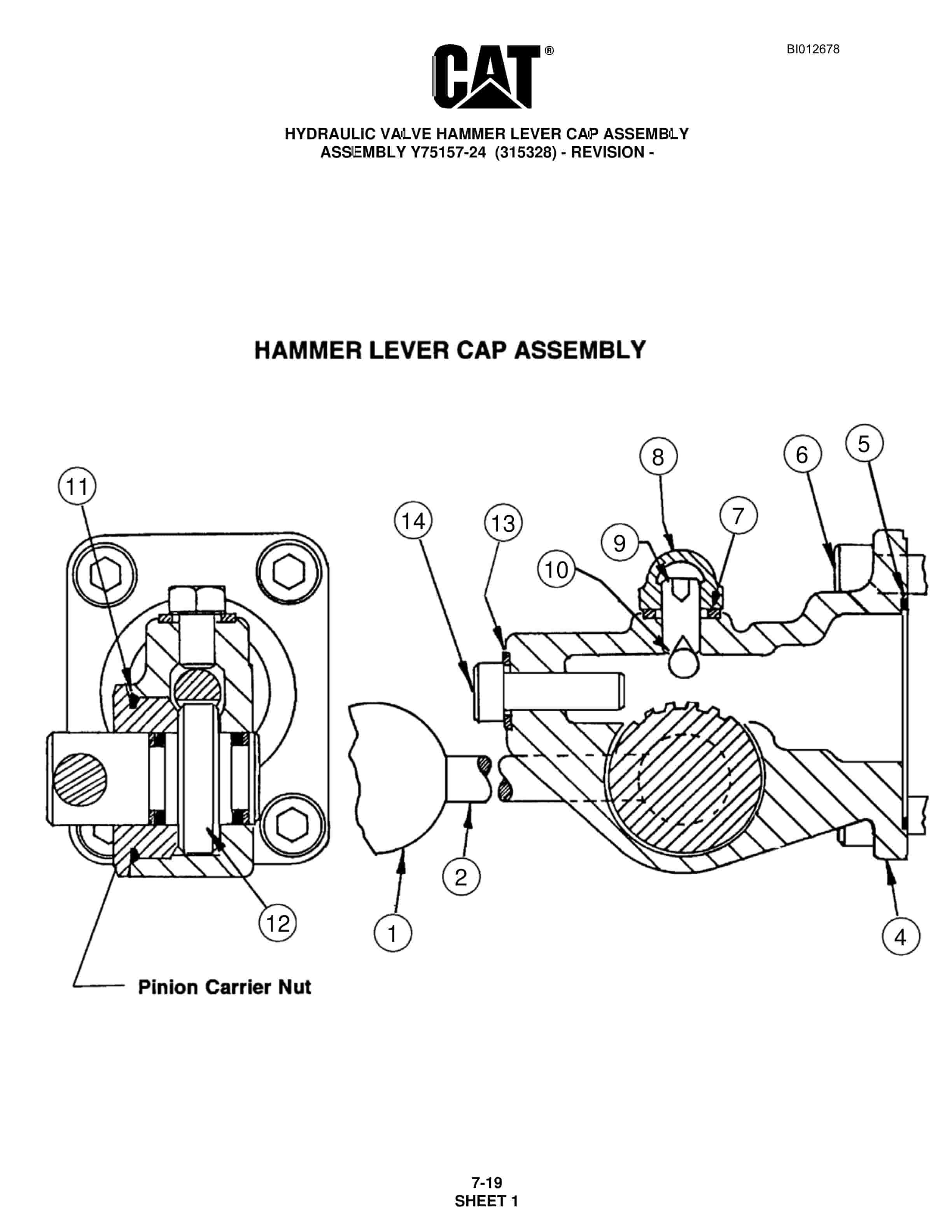 Caterpillar MD5090 Hydra-Track Drill Parts Manual BI012678 5 Caterpillar MD5090 Hydra-Track Drill Parts Manual BI012678 - Image 5