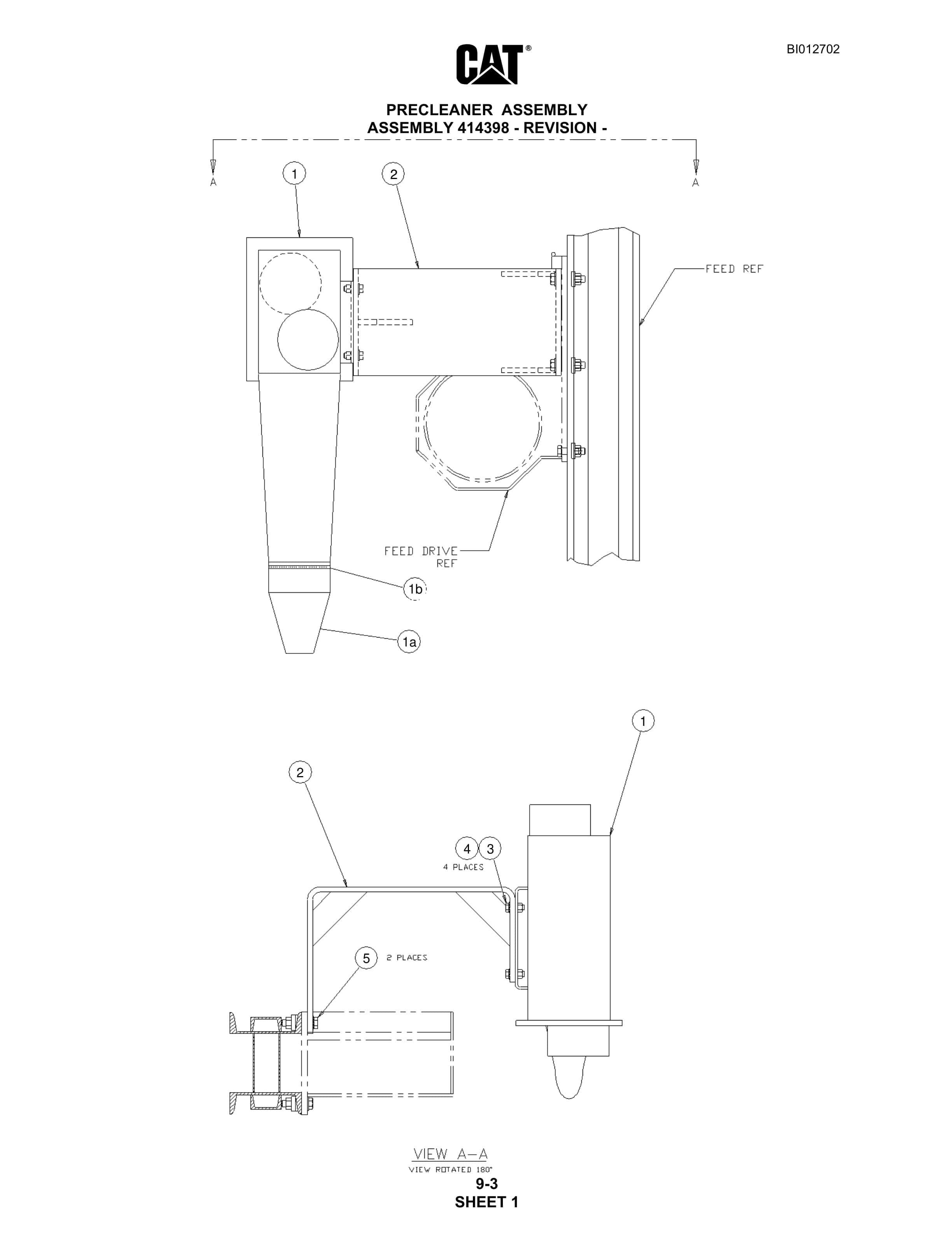 Caterpillar MD5125 Hydra Track Drill Parts Manual BI012702 5 Caterpillar MD5125 Hydra Track Drill Parts Manual BI012702 - Image 5