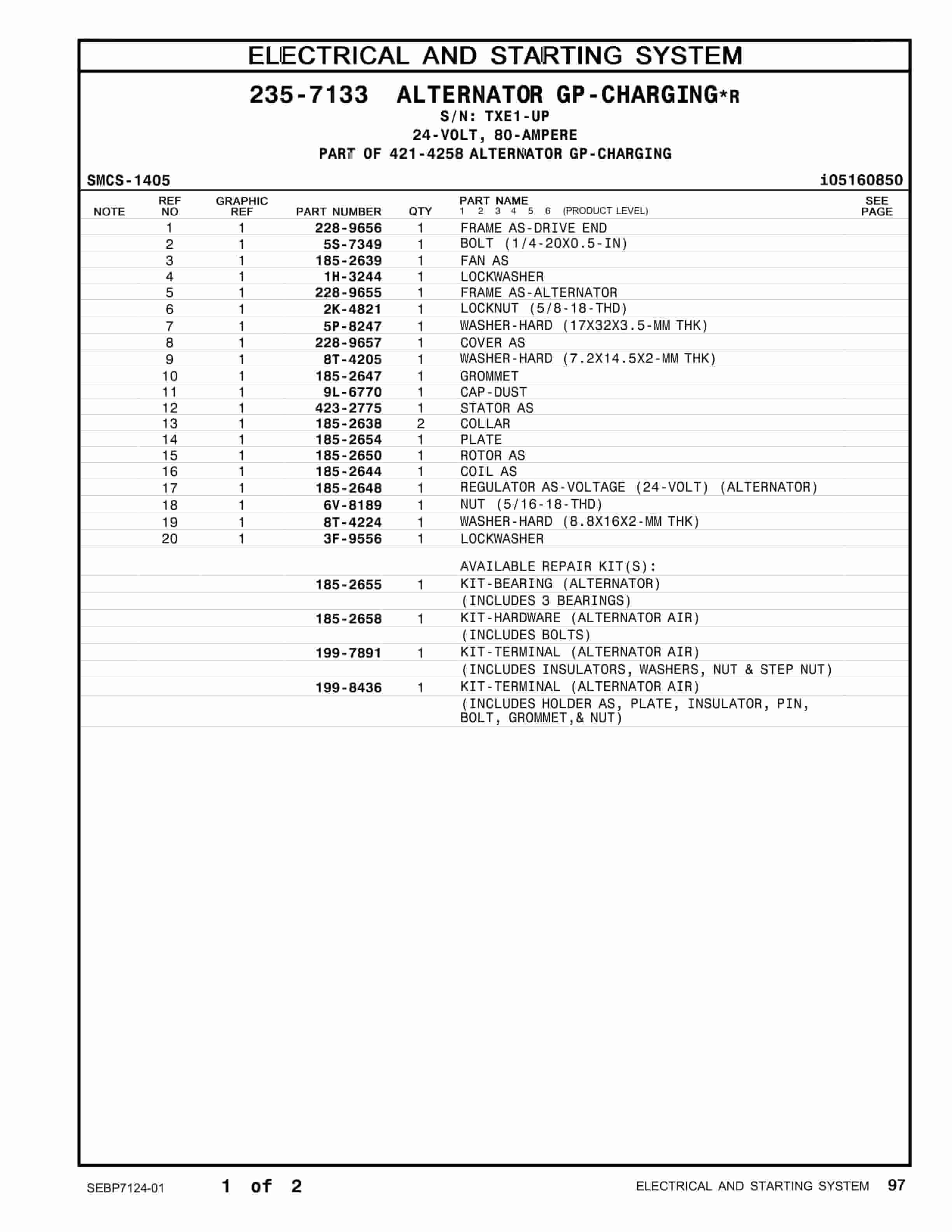 Caterpillar MD5150 Hydra-Track Drill Parts Manual BI012625 5 Caterpillar MD5150 Hydra-Track Drill Parts Manual BI012625 - Image 5