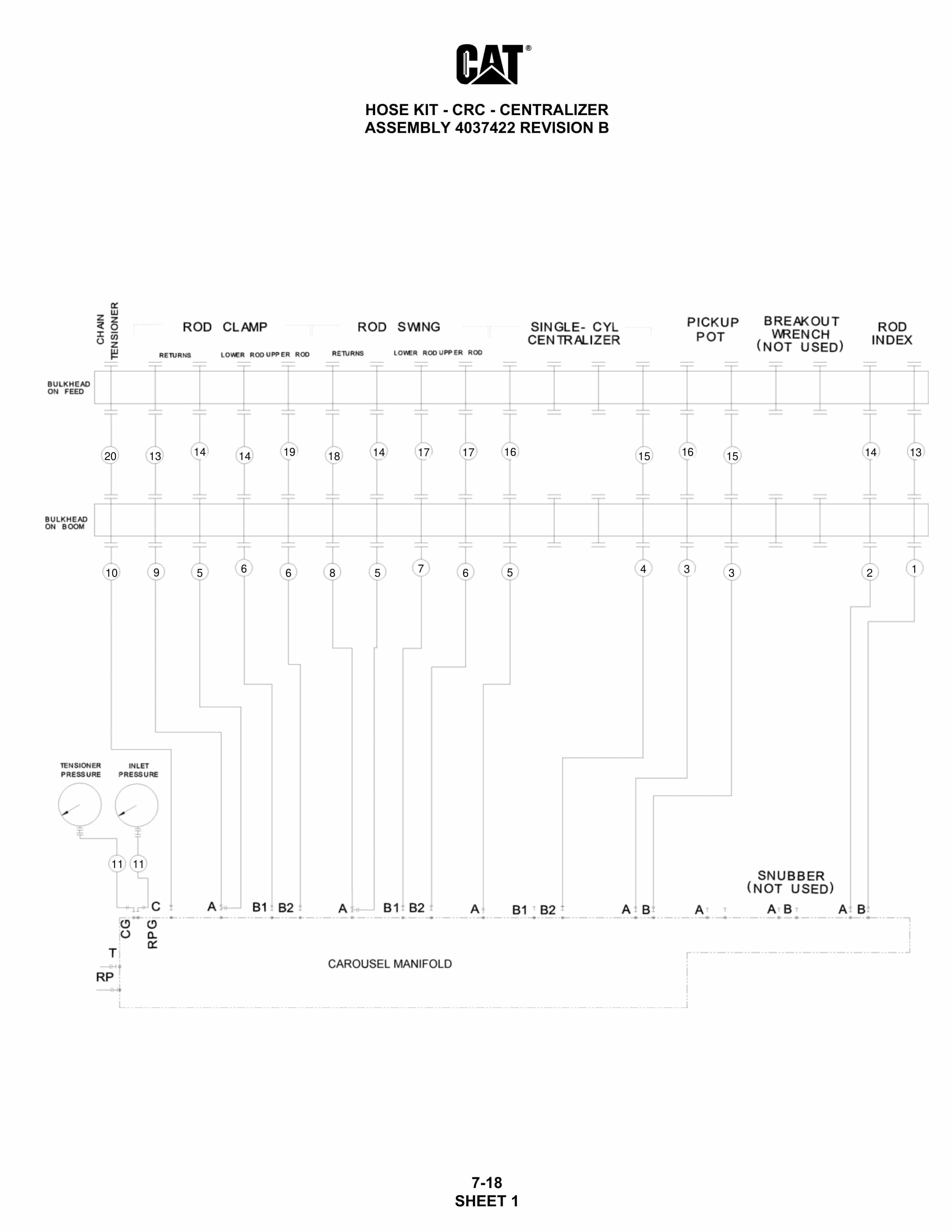 Caterpillar MD5150 Hydra-Track Drill Parts Manual BI012746 3 Caterpillar MD5150 Hydra-Track Drill Parts Manual BI012746 - Image 3