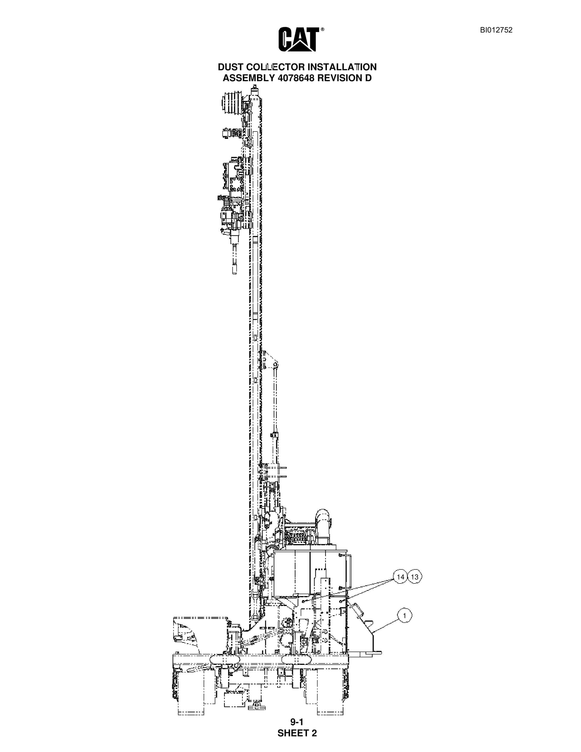 Caterpillar MD5150 Hydra-Track Drill Parts Manual BI012752 5 Caterpillar MD5150 Hydra-Track Drill Parts Manual BI012752 - Image 5