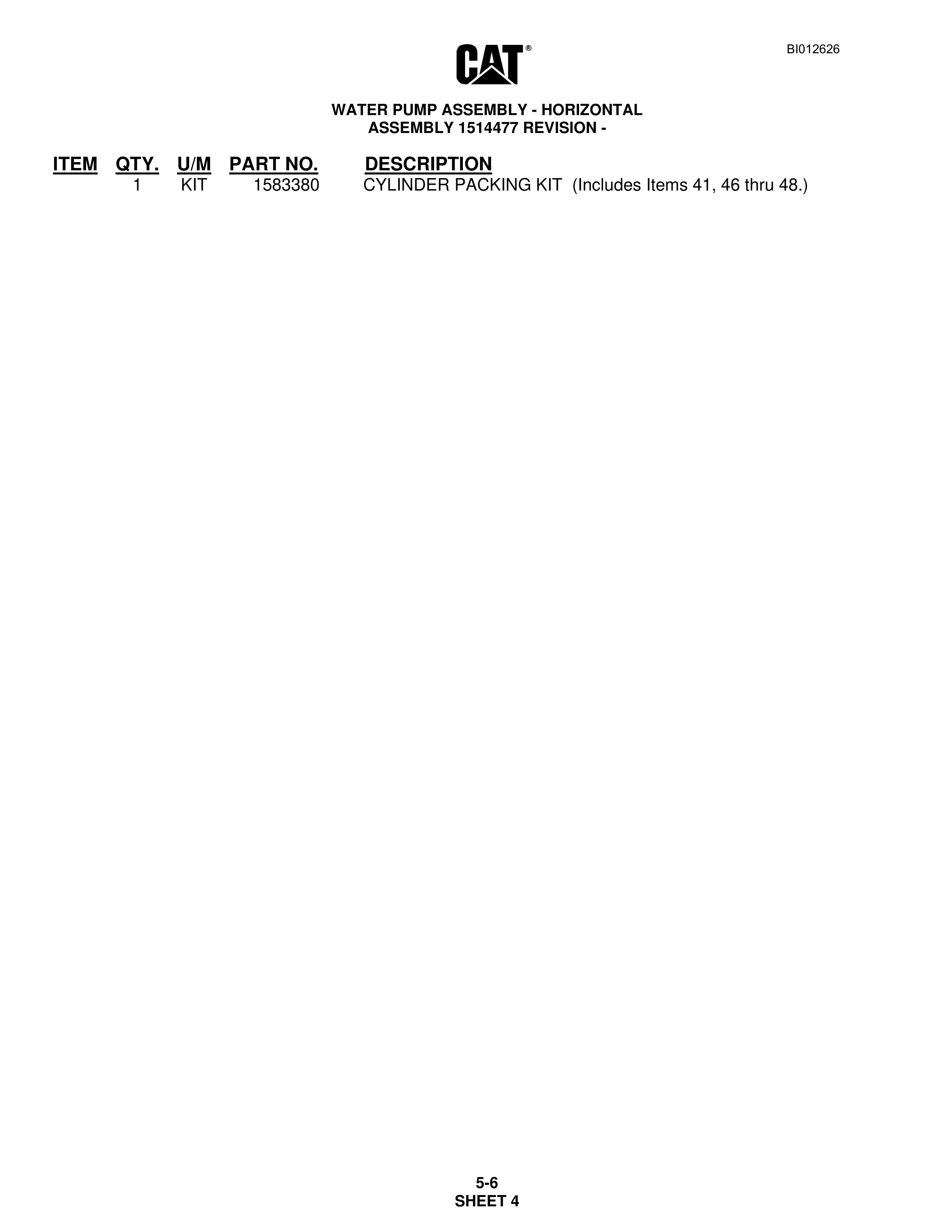 Caterpillar MD6240 Rotary Blasthole Drill Parts Manual BI012626 2 Caterpillar MD6240 Rotary Blasthole Drill Parts Manual BI012626 - Image 2
