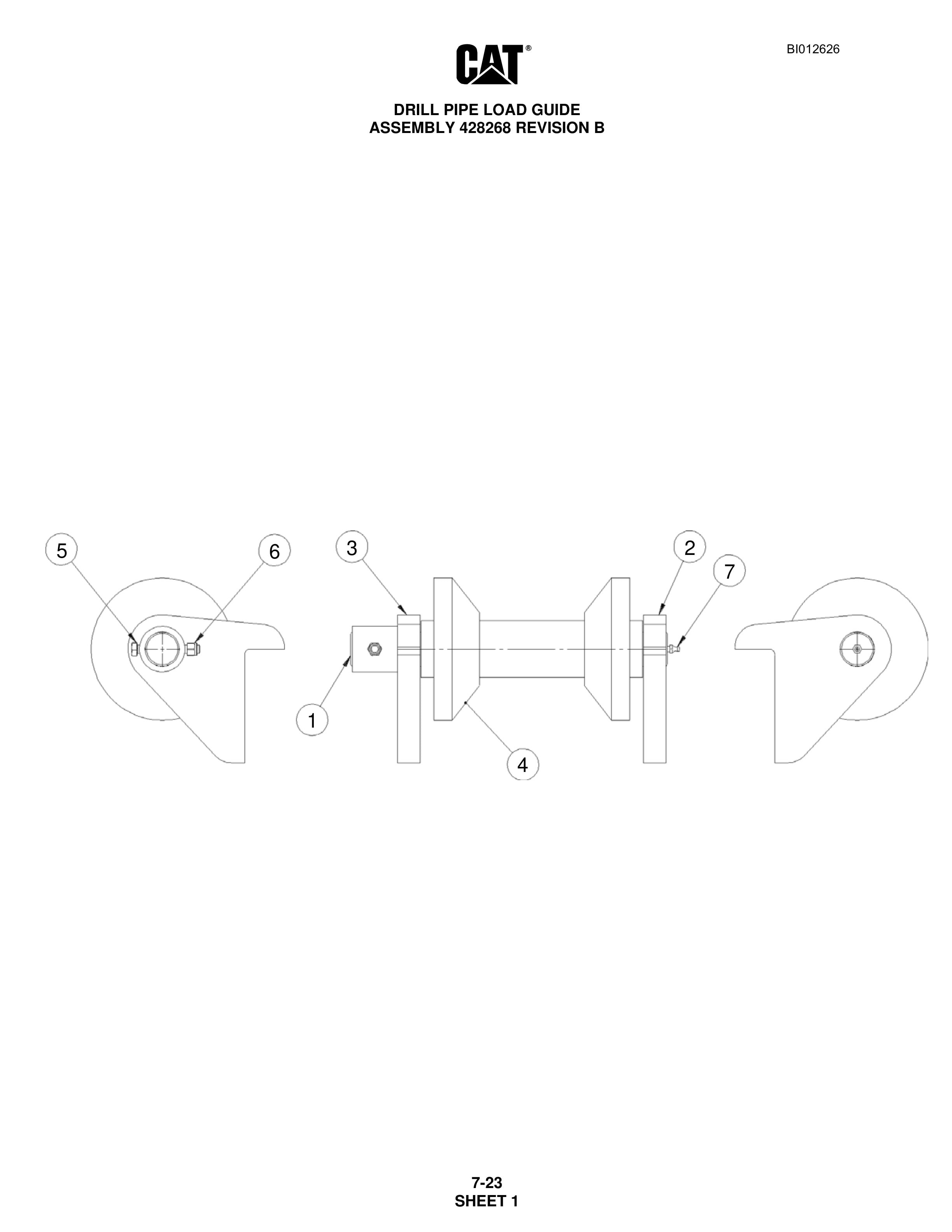 Caterpillar MD6240 Rotary Blasthole Drill Parts Manual BI012626 4 Caterpillar MD6240 Rotary Blasthole Drill Parts Manual BI012626 - Image 4