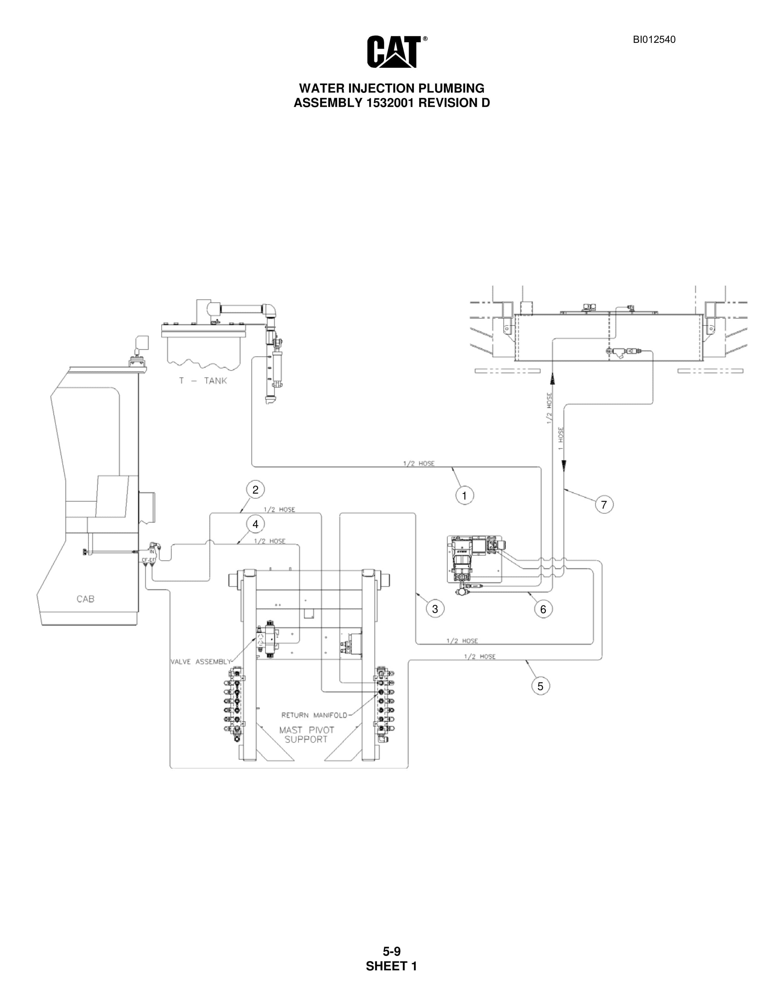 Caterpillar MD6290 Rotary Blasthole Drill Parts Manual BI012540 1 Caterpillar MD6290 Rotary Blasthole Drill Parts Manual BI012540