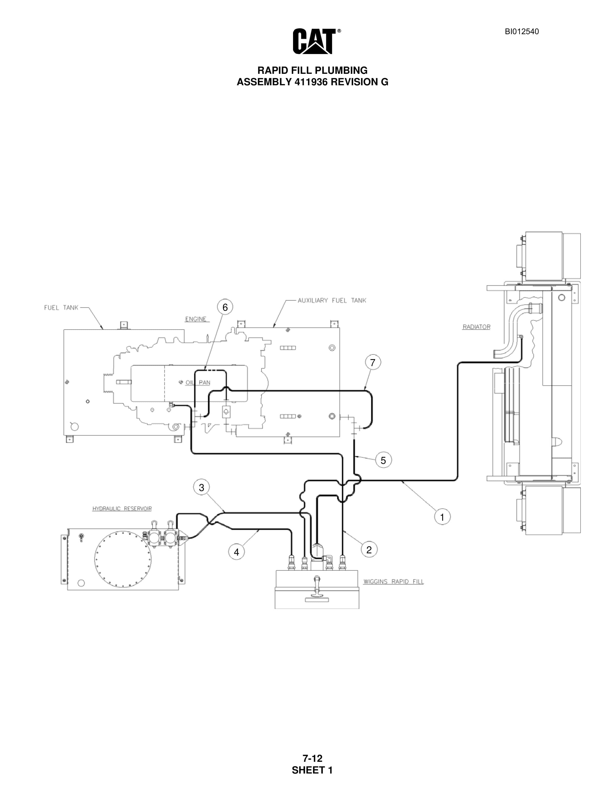 Caterpillar MD6290 Rotary Blasthole Drill Parts Manual BI012540 2 Caterpillar MD6290 Rotary Blasthole Drill Parts Manual BI012540 - Image 2