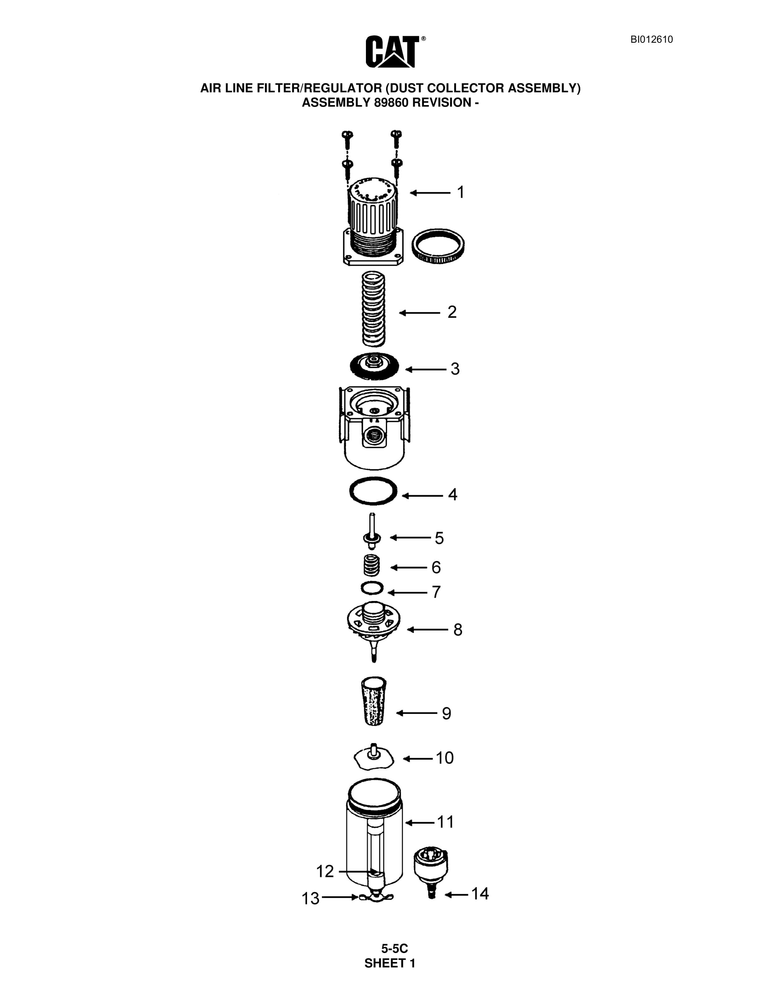 Caterpillar MD6290 Rotary Blasthole Drill Parts Manual BI012610 2 Caterpillar MD6290 Rotary Blasthole Drill Parts Manual BI012610 - Image 2