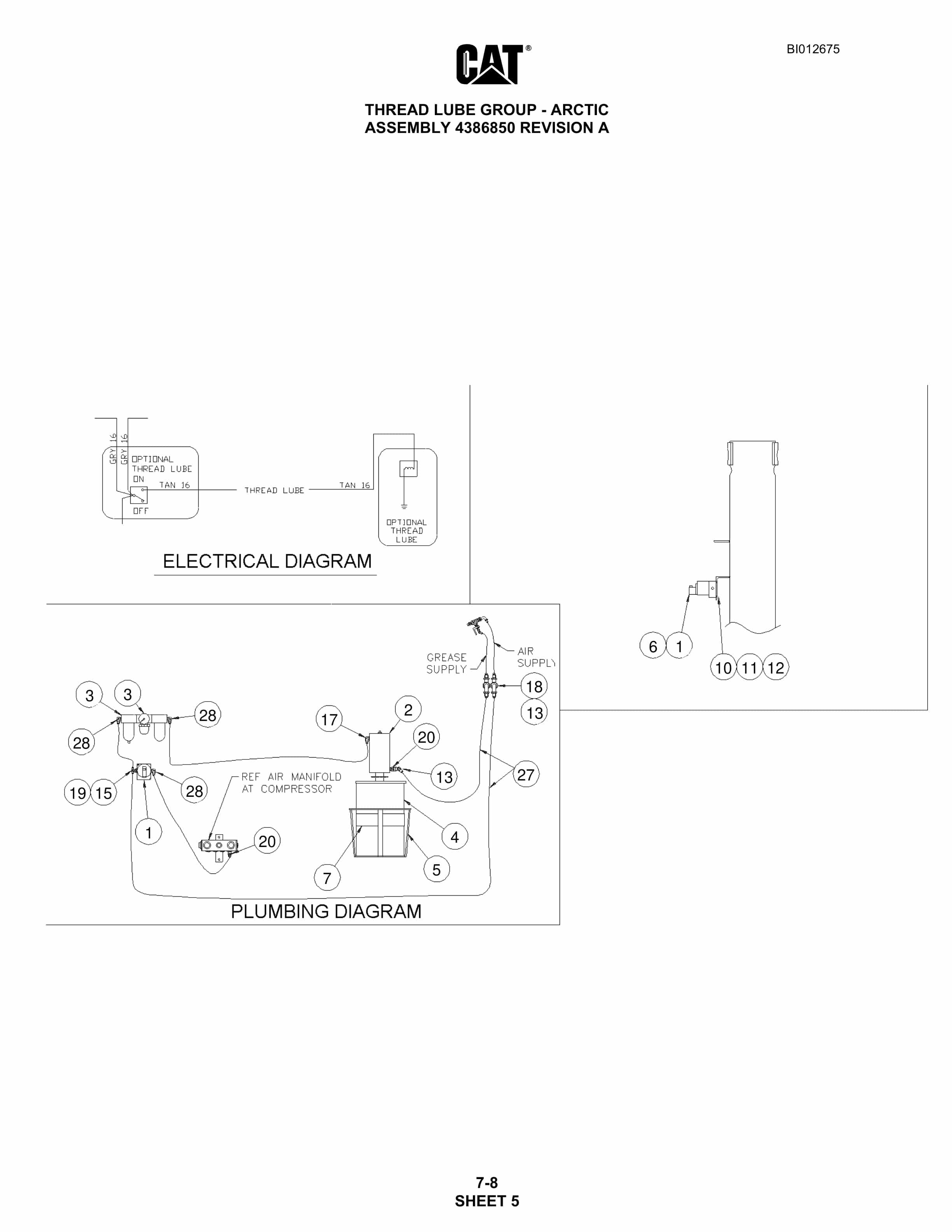 Caterpillar MD6290 Rotary Blasthole Drill Parts Manual BI012675 3 Caterpillar MD6290 Rotary Blasthole Drill Parts Manual BI012675 - Image 3