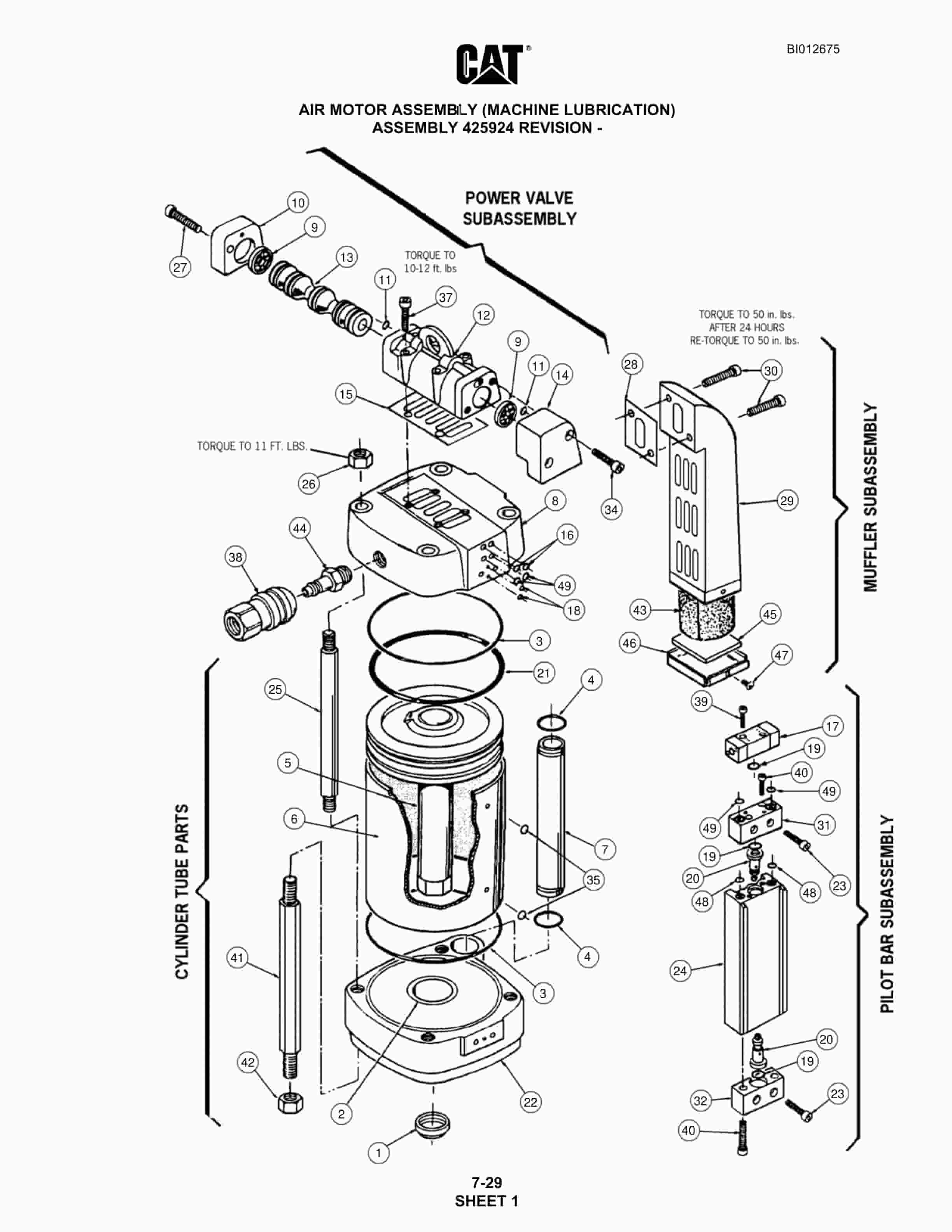 Caterpillar MD6290 Rotary Blasthole Drill Parts Manual BI012675 4 Caterpillar MD6290 Rotary Blasthole Drill Parts Manual BI012675 - Image 4