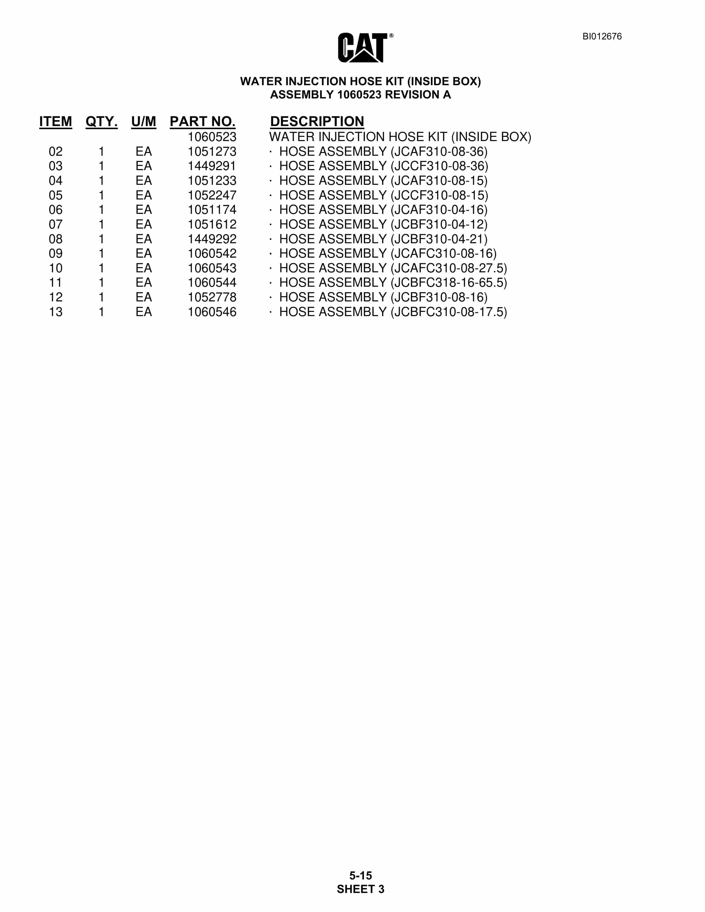 Caterpillar MD6290 Rotary Blasthole Drill Parts Manual BI012676 2 Caterpillar MD6290 Rotary Blasthole Drill Parts Manual BI012676 - Image 2