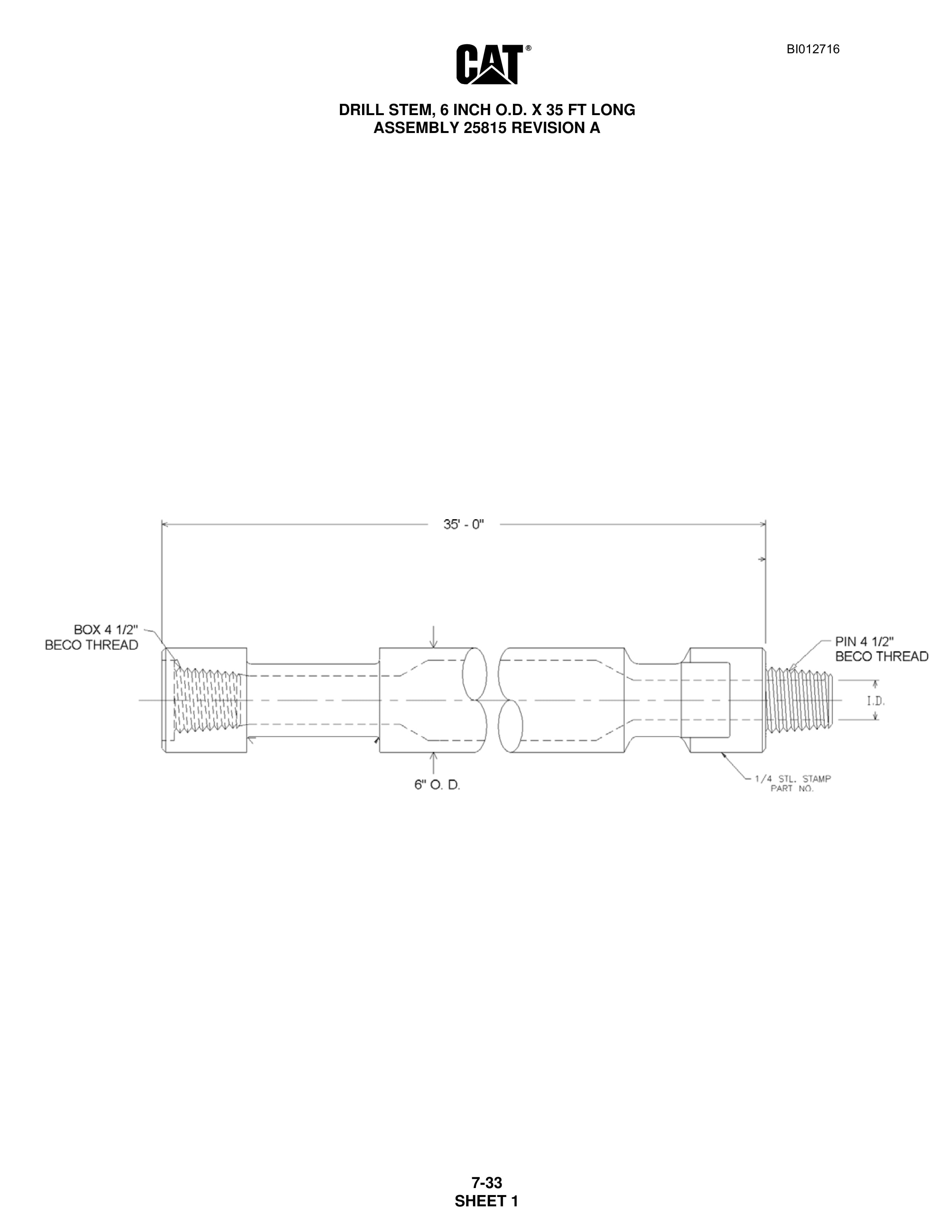 Caterpillar MD6290 Rotary Blasthole Drill Parts Manual BI012716 5 Caterpillar MD6290 Rotary Blasthole Drill Parts Manual BI012716 - Image 5