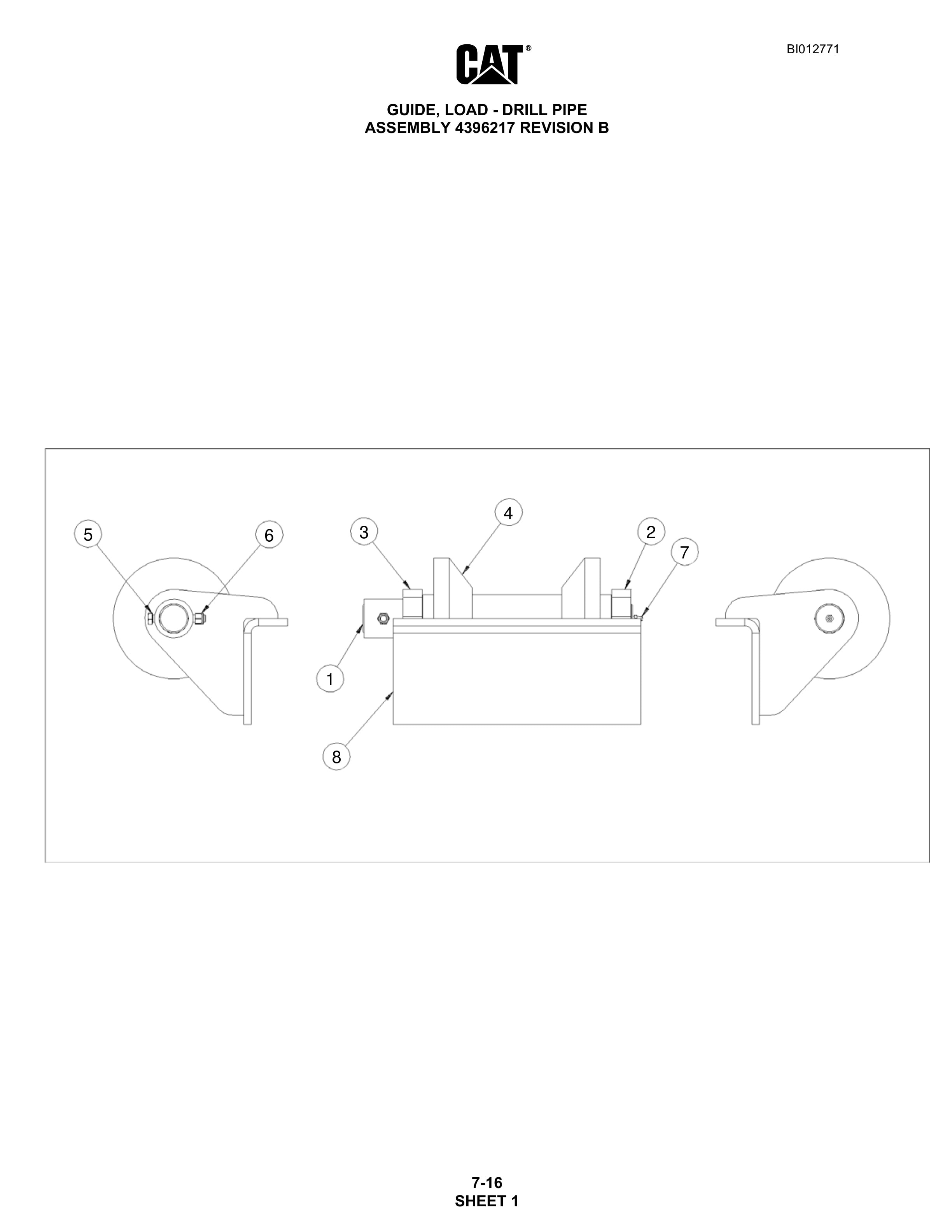 Caterpillar MD6290 Rotary Blasthole Drill Parts Manual BI012771 3 Caterpillar MD6290 Rotary Blasthole Drill Parts Manual BI012771 - Image 3