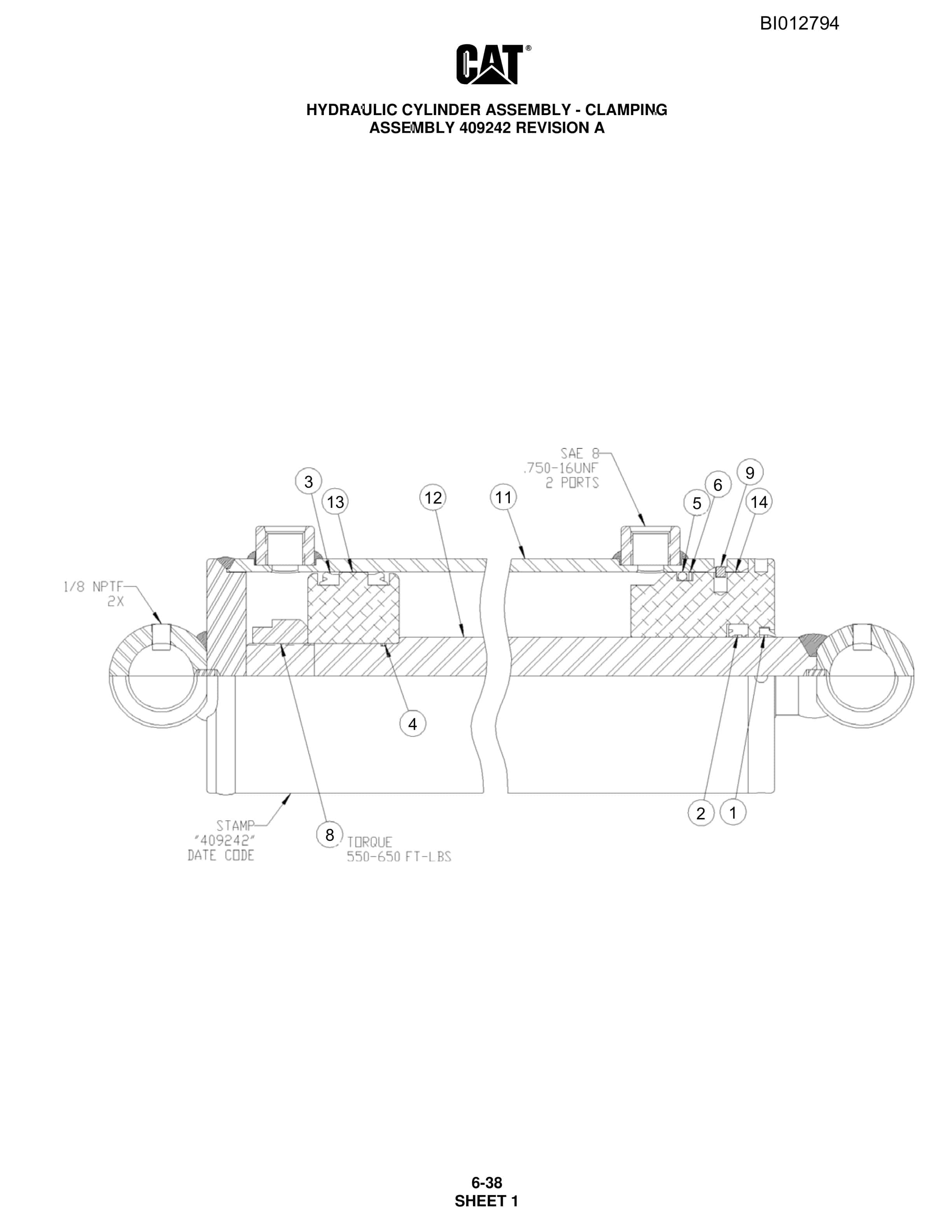 Caterpillar MD6290 Rotary Blasthole Drill Parts Manual BI012794 3 Caterpillar MD6290 Rotary Blasthole Drill Parts Manual BI012794 - Image 3