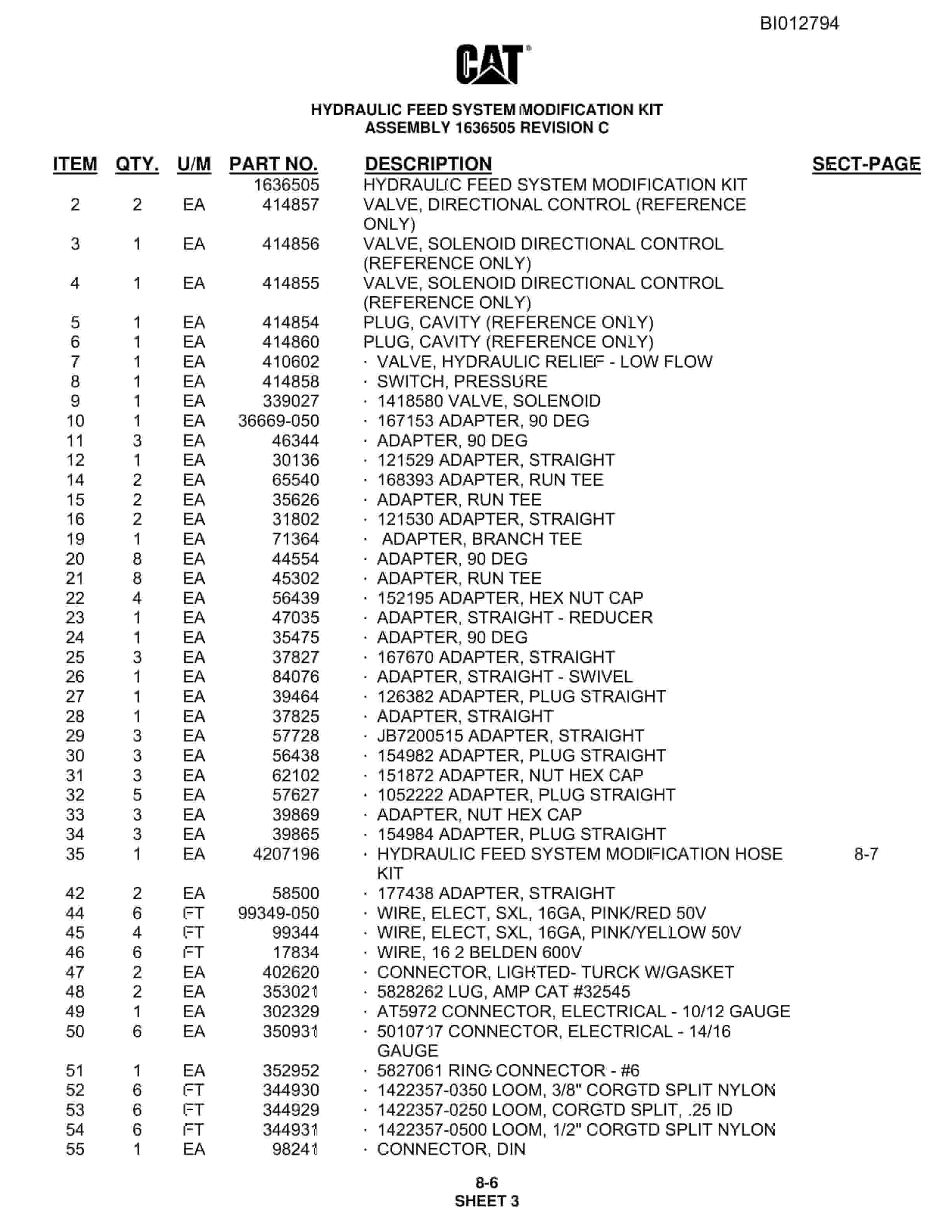 Caterpillar MD6290 Rotary Blasthole Drill Parts Manual BI012794 5 Caterpillar MD6290 Rotary Blasthole Drill Parts Manual BI012794 - Image 5