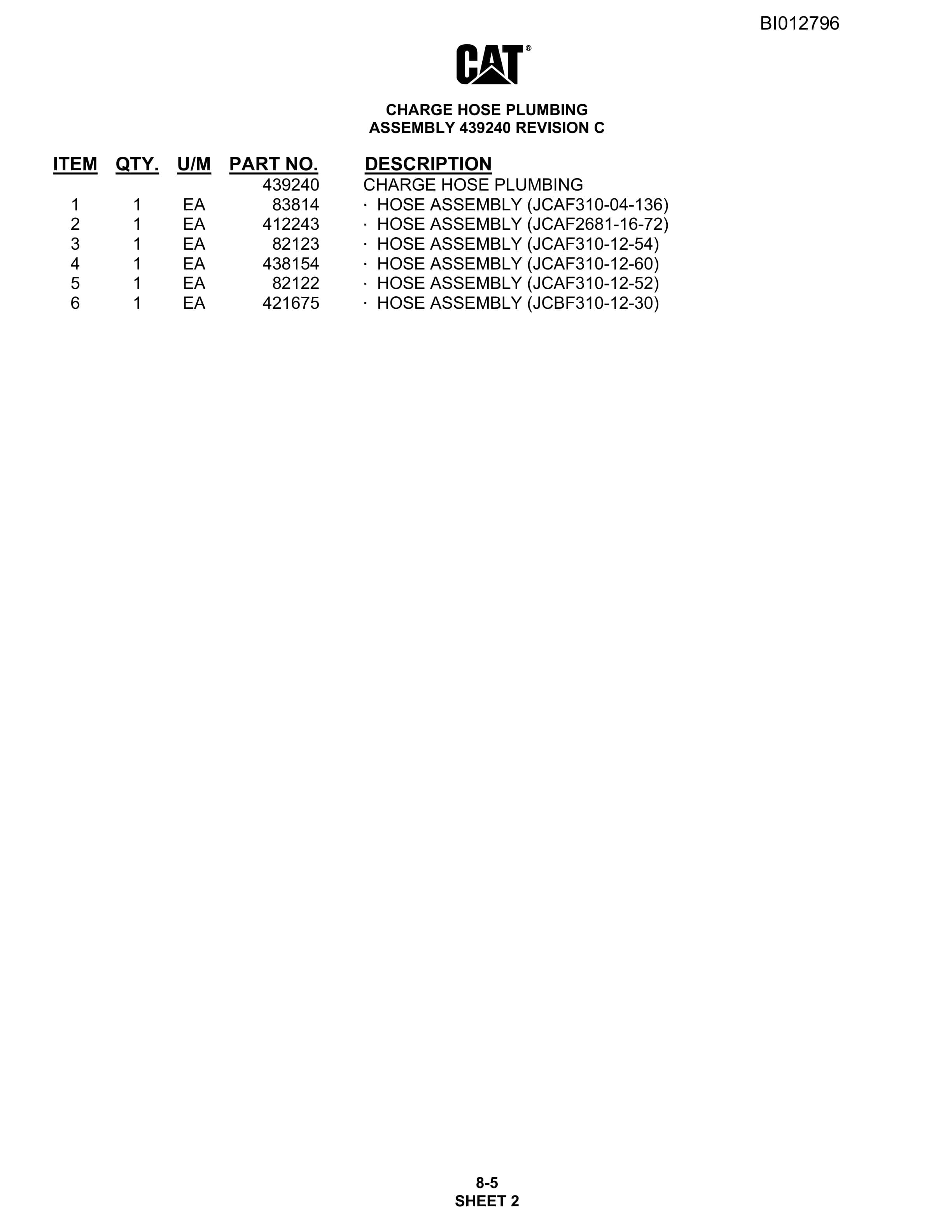 Caterpillar MD6290 Rotary Blasthole Drill Parts Manual BI012796 4 Caterpillar MD6290 Rotary Blasthole Drill Parts Manual BI012796 - Image 4
