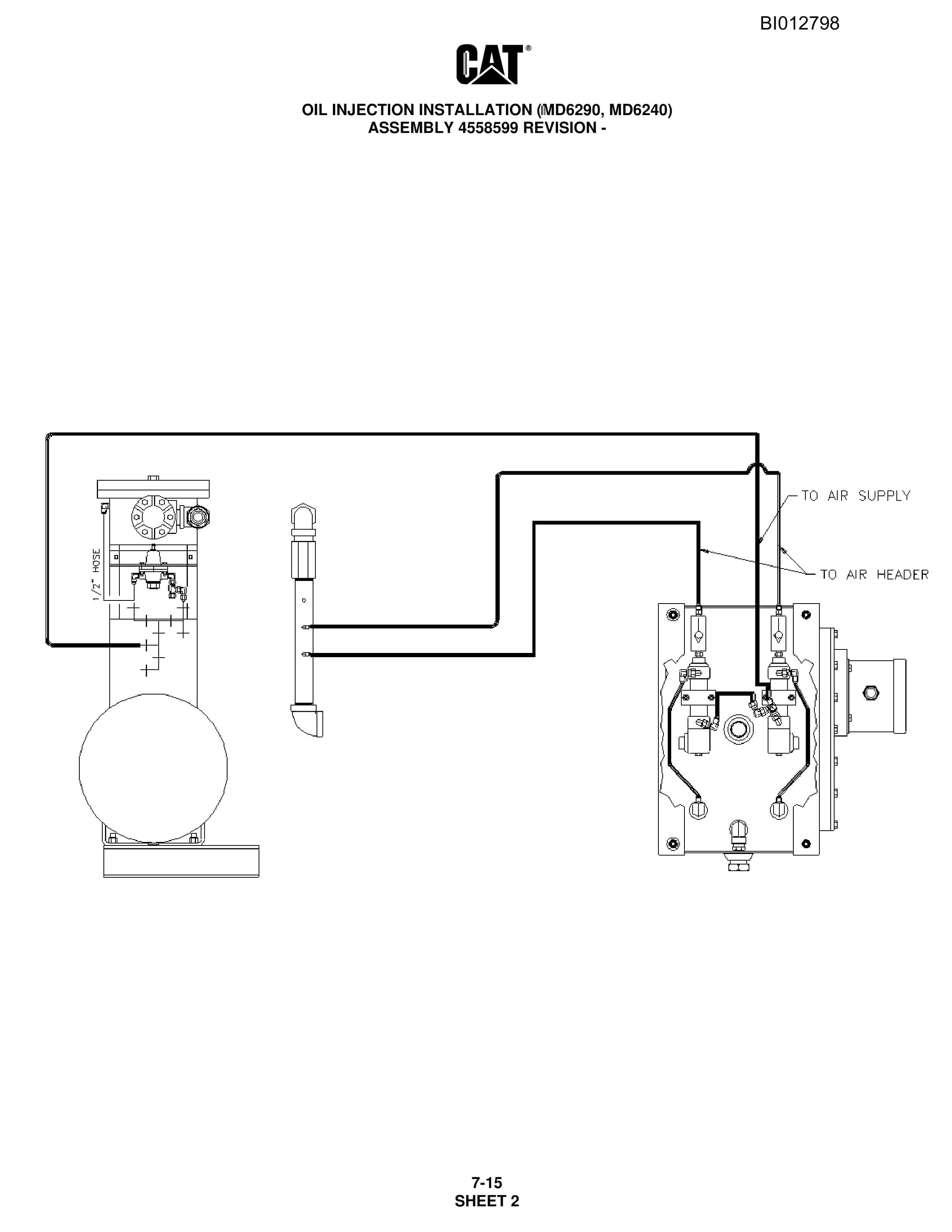 Caterpillar MD6290 Rotary Blasthole Drill Parts Manual BI012798 3 Caterpillar MD6290 Rotary Blasthole Drill Parts Manual BI012798 - Image 3