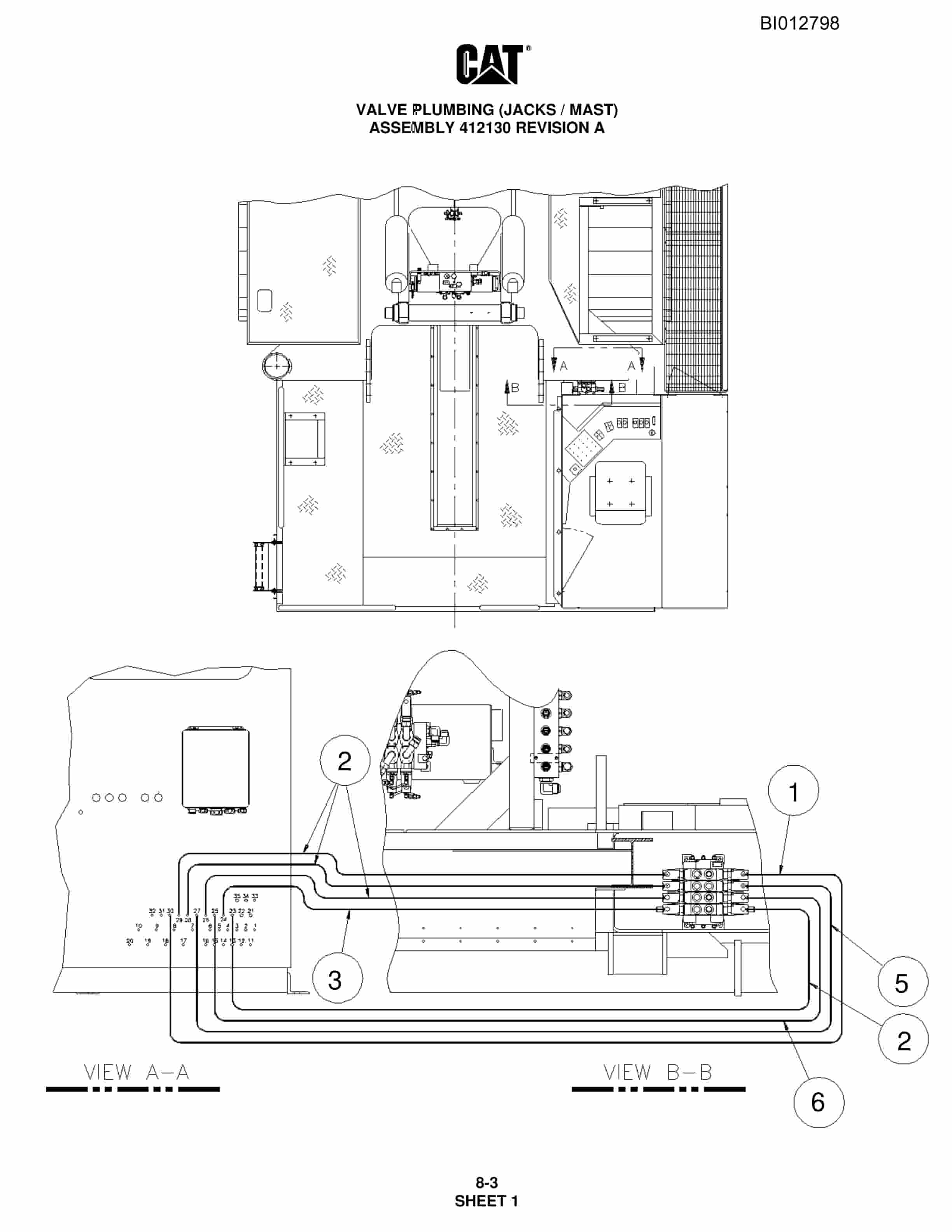 Caterpillar MD6290 Rotary Blasthole Drill Parts Manual BI012798 4 Caterpillar MD6290 Rotary Blasthole Drill Parts Manual BI012798 - Image 4