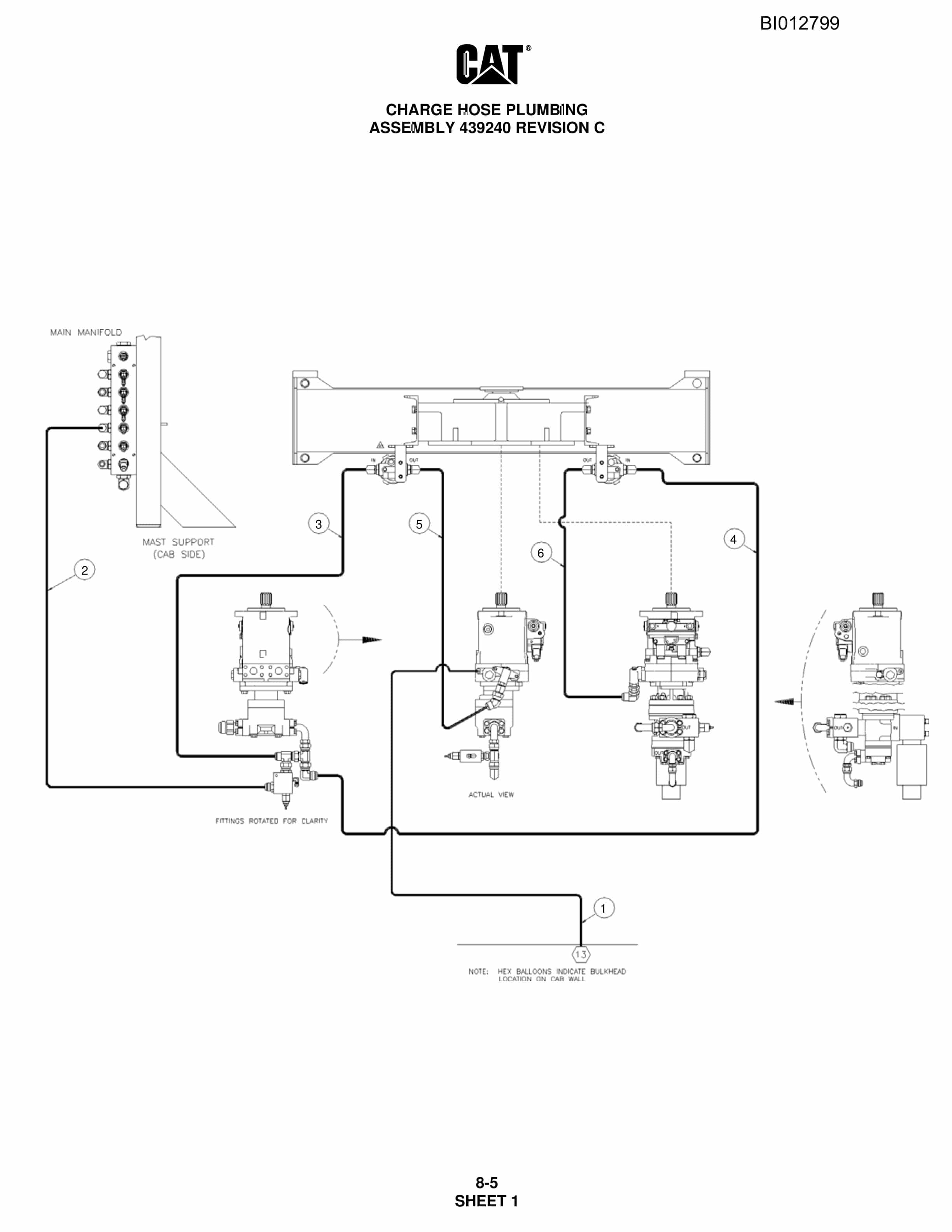 Caterpillar MD6290 Rotary Blasthole Drill Parts Manual BI012799 4 Caterpillar MD6290 Rotary Blasthole Drill Parts Manual BI012799 - Image 4