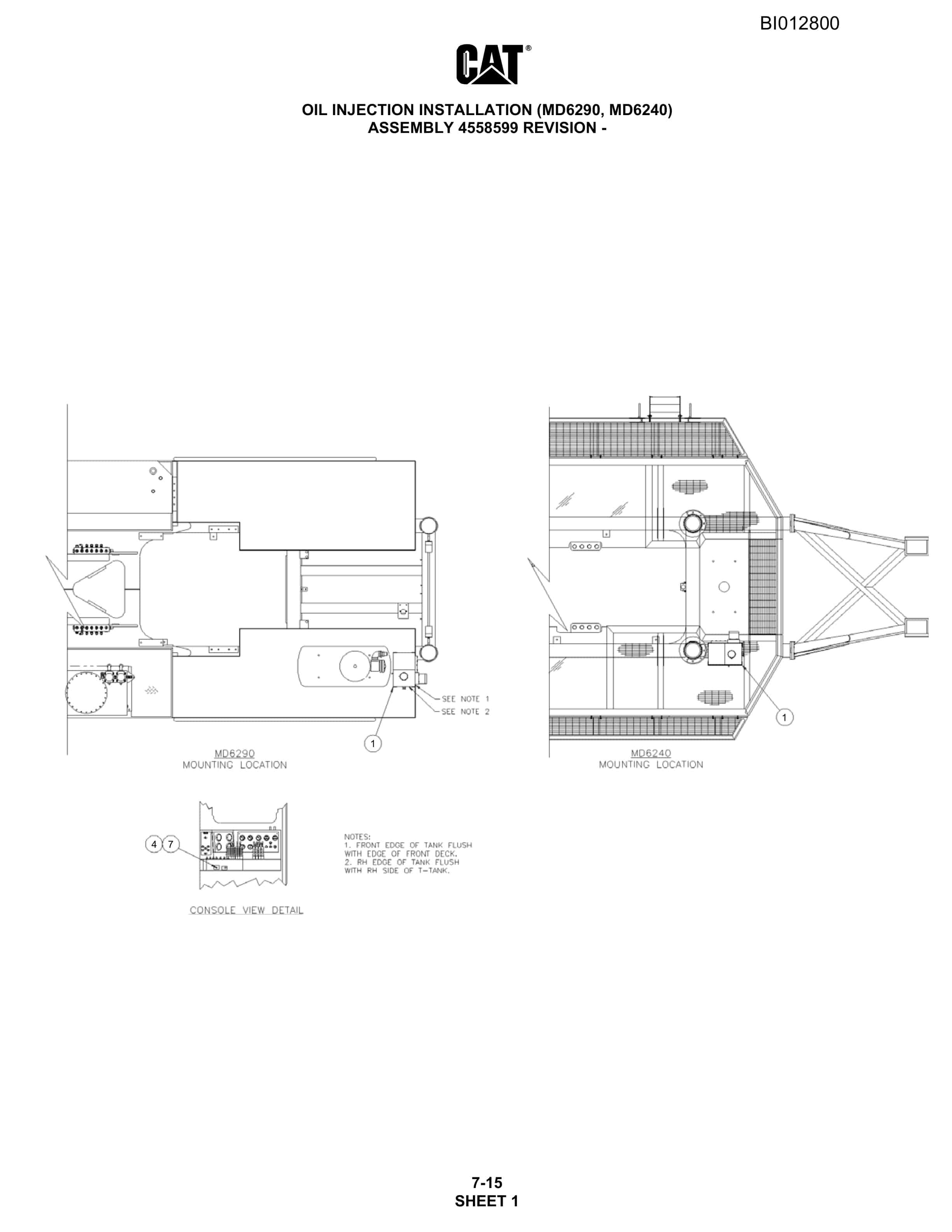 Caterpillar MD6290 Rotary Blasthole Drill Parts Manual BI012800 3 Caterpillar MD6290 Rotary Blasthole Drill Parts Manual BI012800 - Image 3