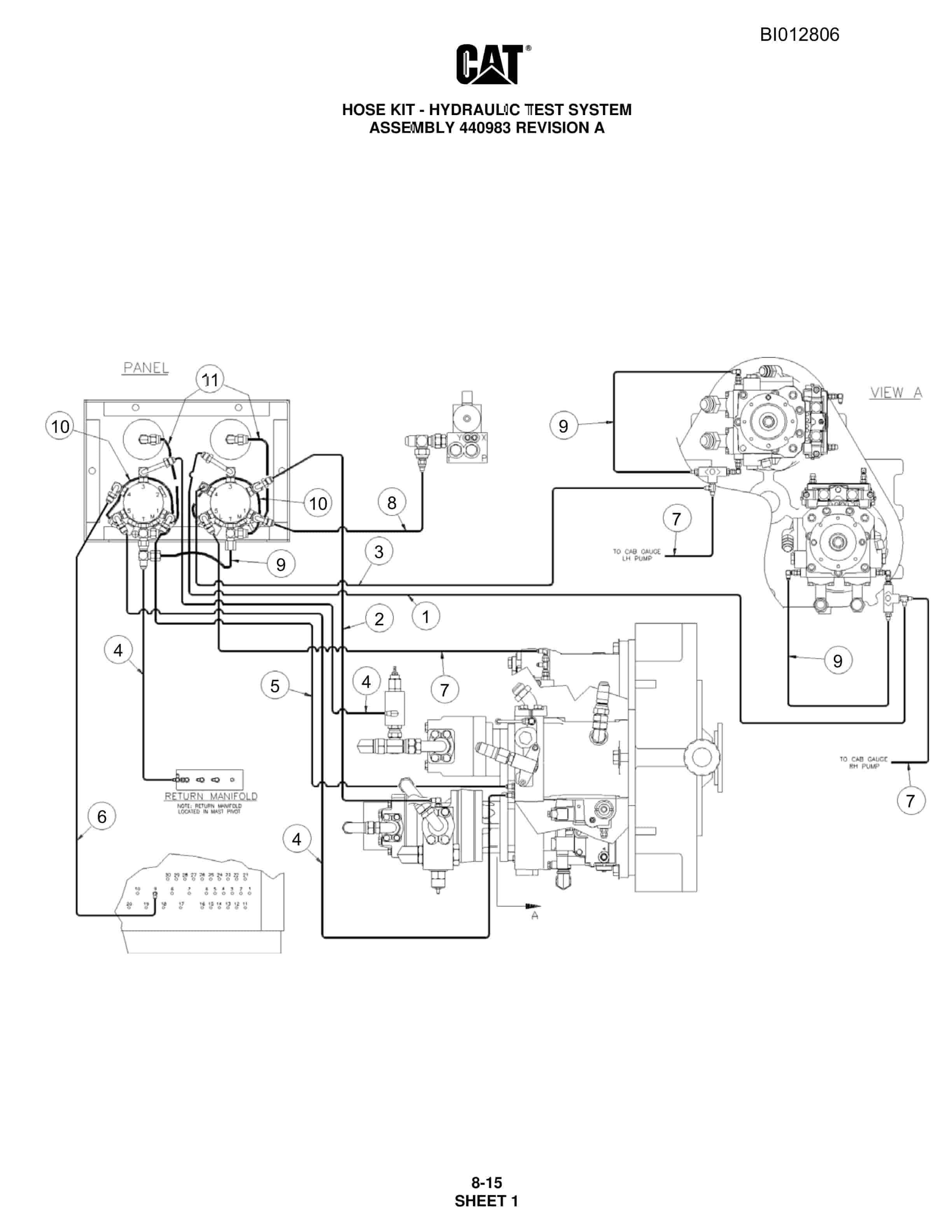 Caterpillar MD6290 Rotary Blasthole Drill Parts Manual BI012806 4 Caterpillar MD6290 Rotary Blasthole Drill Parts Manual BI012806 - Image 4