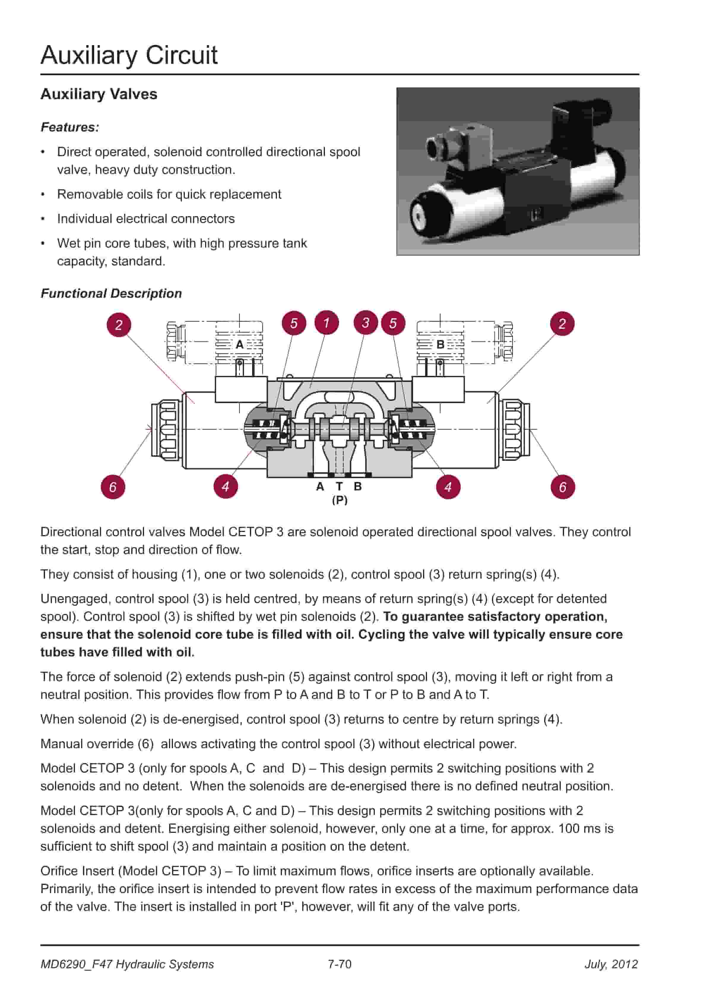 Caterpillar MD6290 Rotary Blasthole Drill Service Manual 91-A13-030 3 Caterpillar MD6290 Rotary Blasthole Drill Service Manual 91-A13-030 - Image 3