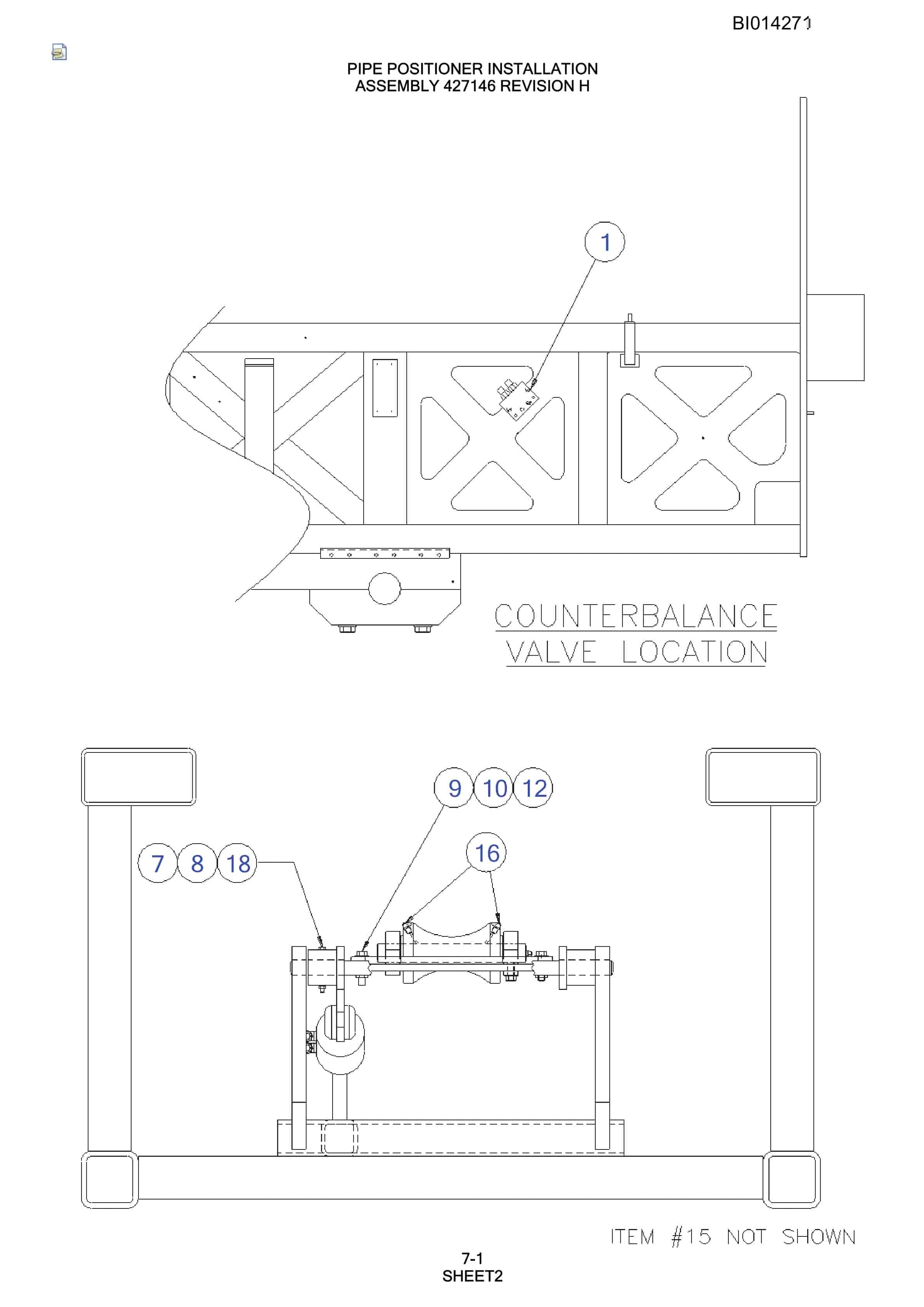 Caterpillar MD6290 Rotary Drill Parts Manual BI014271-3