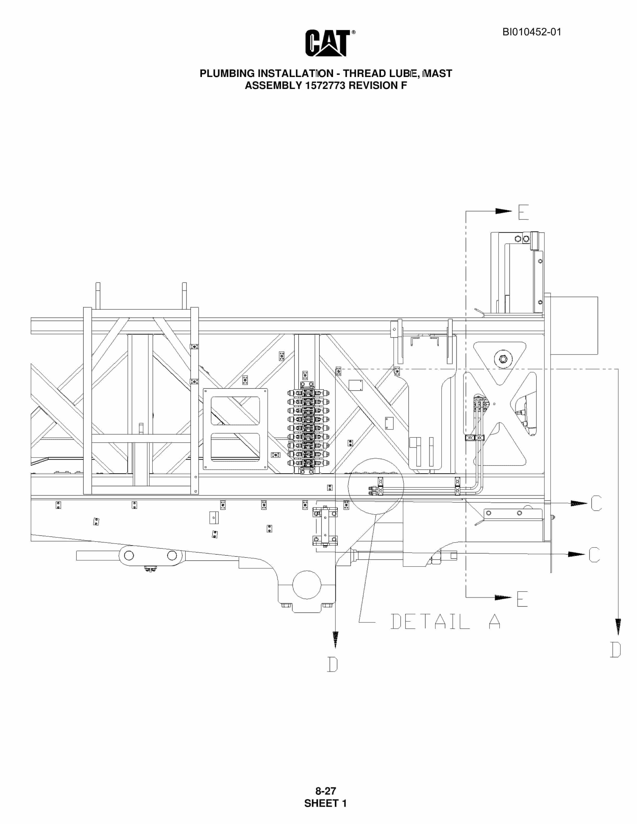 Caterpillar MD6420 Rotary Blasthole Drill Parts Manual BI010452-01 5 Caterpillar MD6420 Rotary Blasthole Drill Parts Manual BI010452-01 - Image 5