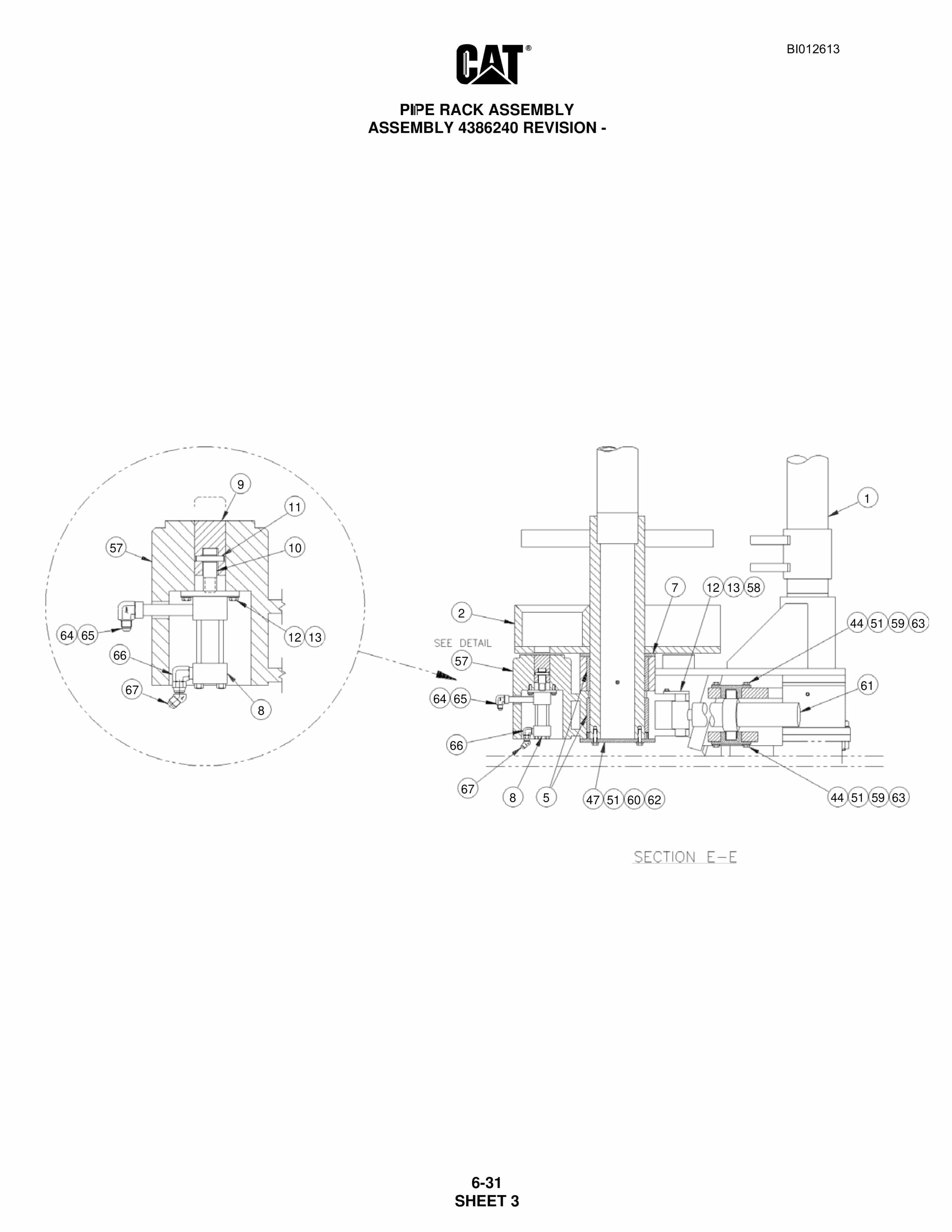 Caterpillar MD6420 Rotary Blasthole Drill Parts Manual BI012613 3 Caterpillar MD6420 Rotary Blasthole Drill Parts Manual BI012613 - Image 3