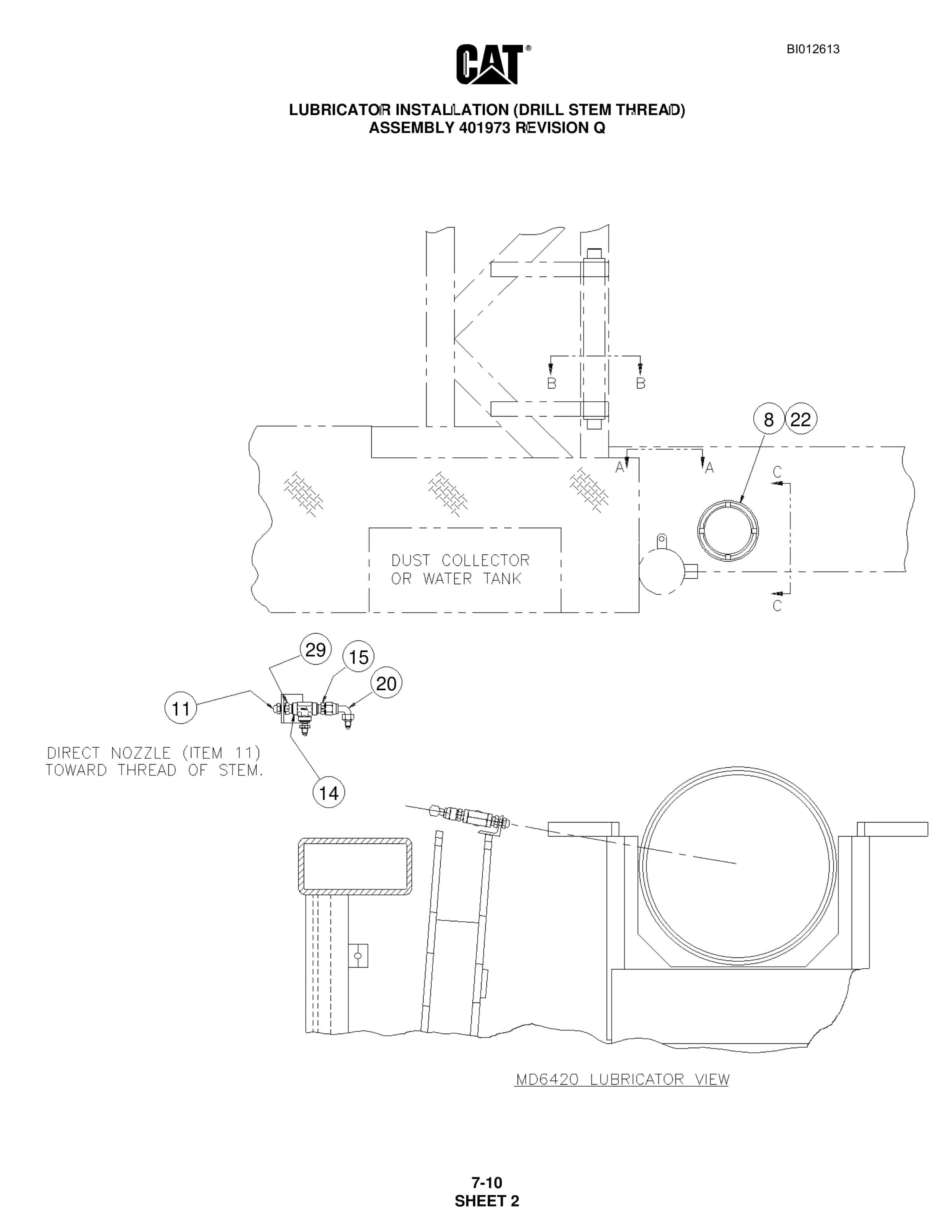 Caterpillar MD6420 Rotary Blasthole Drill Parts Manual BI012613 4 Caterpillar MD6420 Rotary Blasthole Drill Parts Manual BI012613 - Image 4