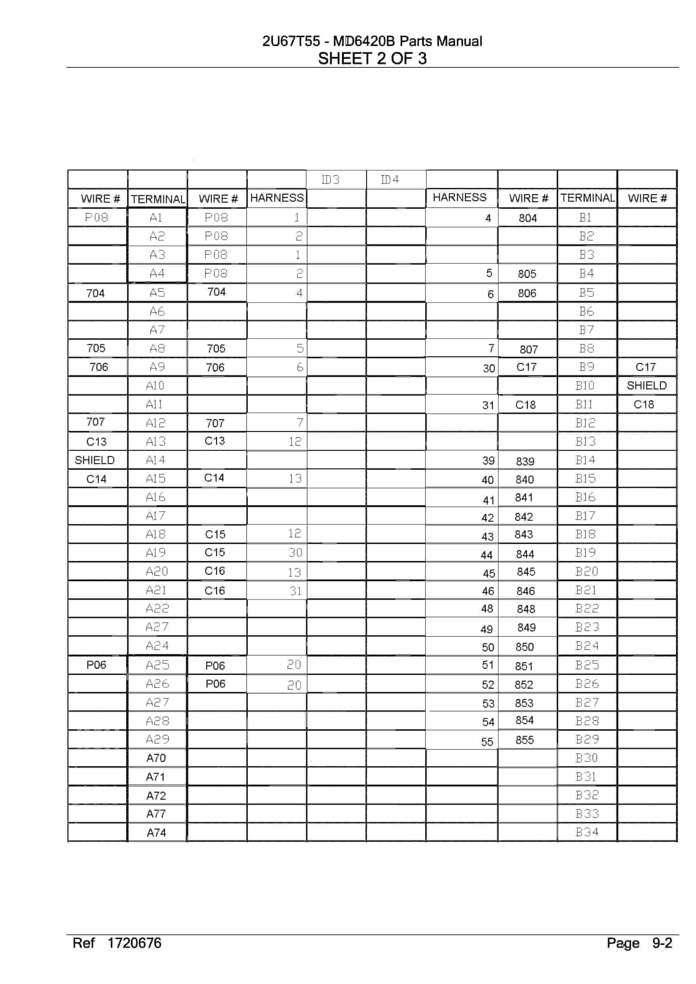 Caterpillar MD6420 Rotary Blasthole Drill Parts Manual BI012615-4