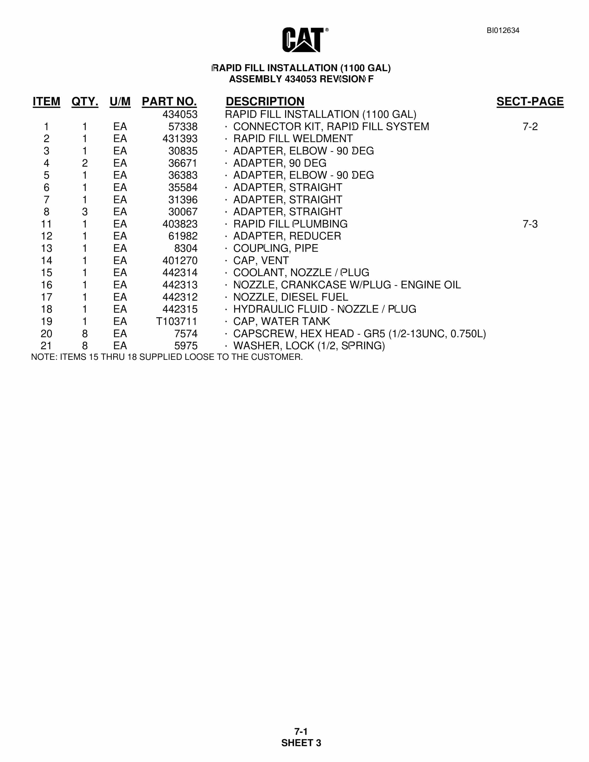 Caterpillar MD6420 Rotary Blasthole Drill Parts Manual BI012634 4 Caterpillar MD6420 Rotary Blasthole Drill Parts Manual BI012634 - Image 4