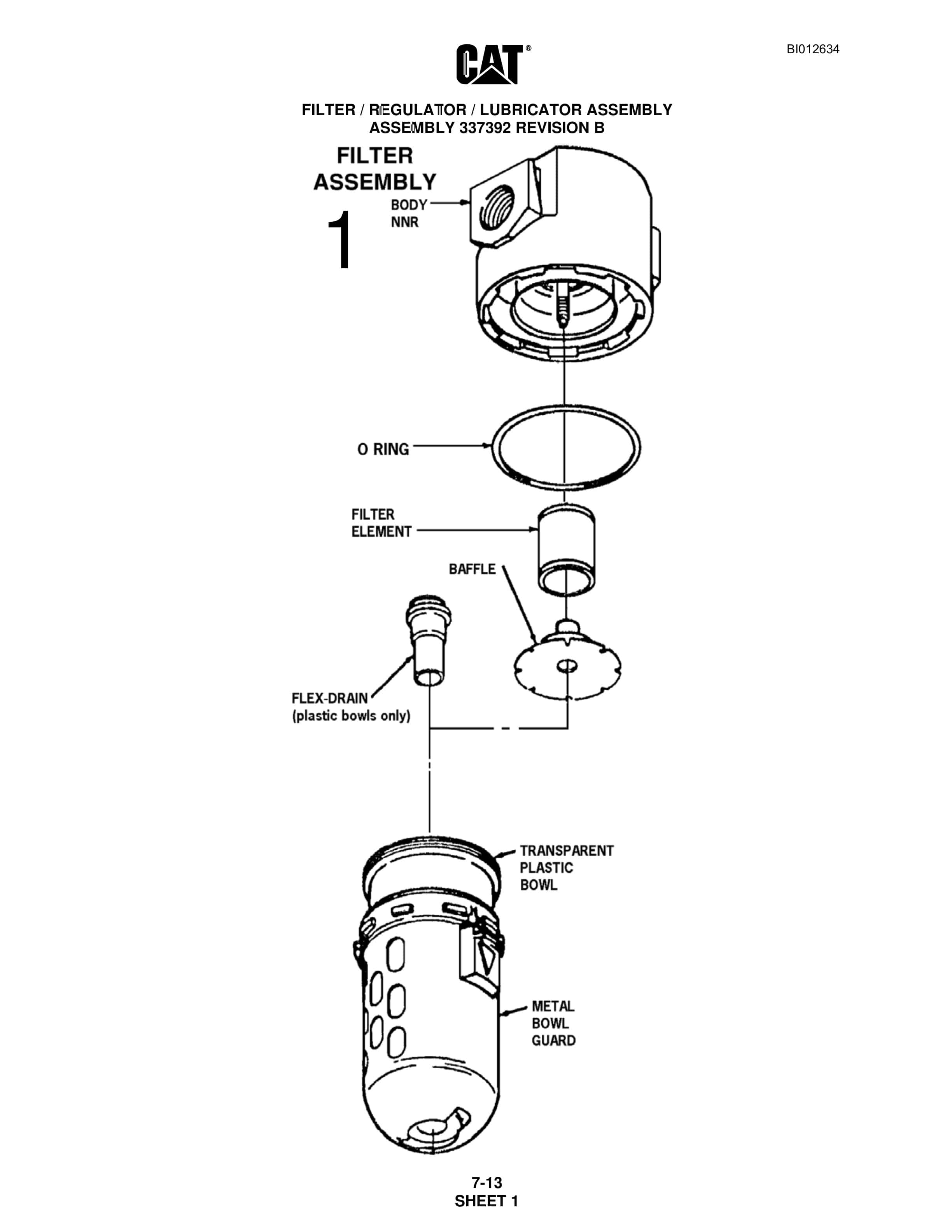 Caterpillar MD6420 Rotary Blasthole Drill Parts Manual BI012634 5 Caterpillar MD6420 Rotary Blasthole Drill Parts Manual BI012634 - Image 5
