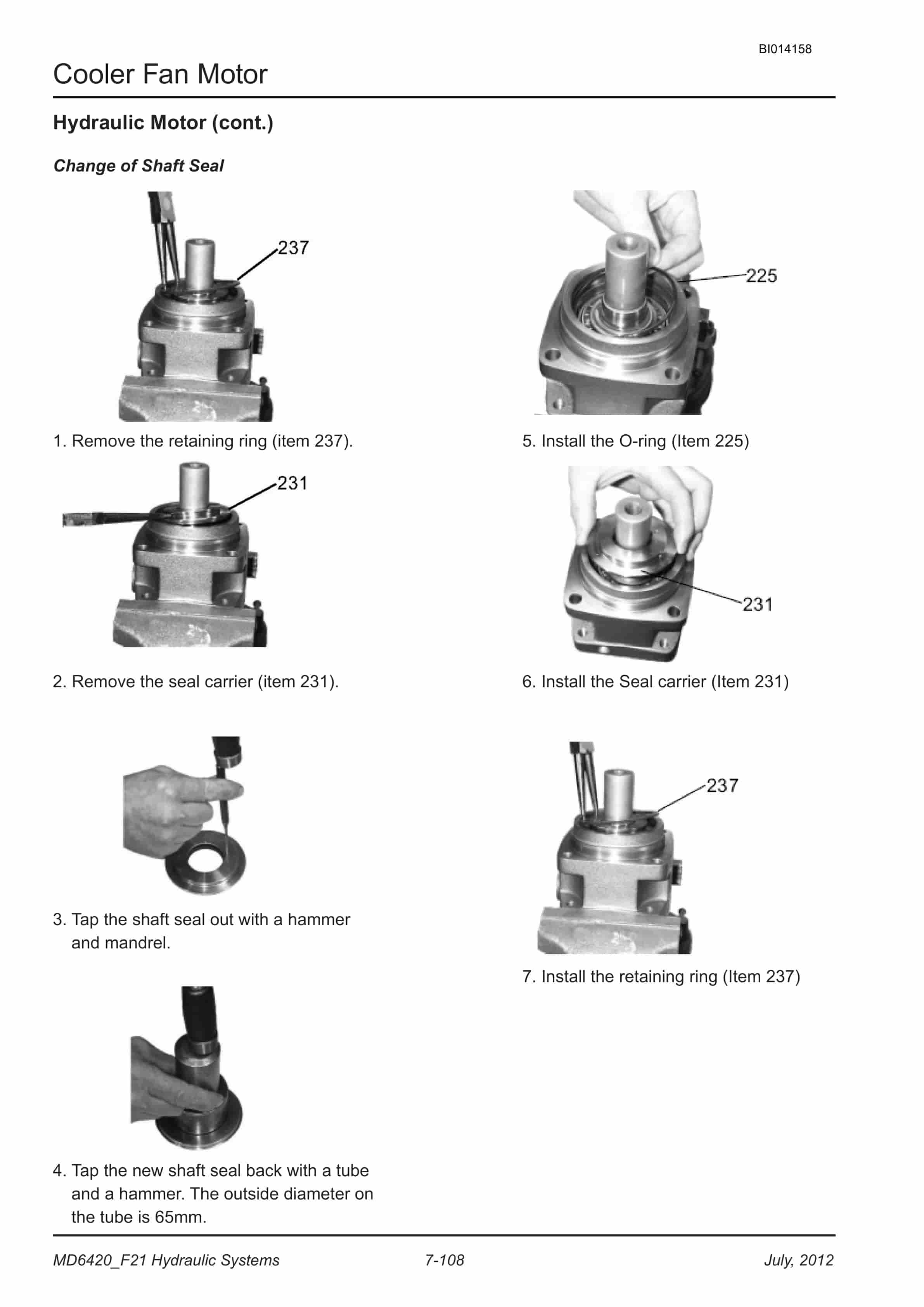 Caterpillar MD6420 Rotary Blasthole Drill Service Manual BI014158 3 Caterpillar MD6420 Rotary Blasthole Drill Service Manual BI014158 - Image 3