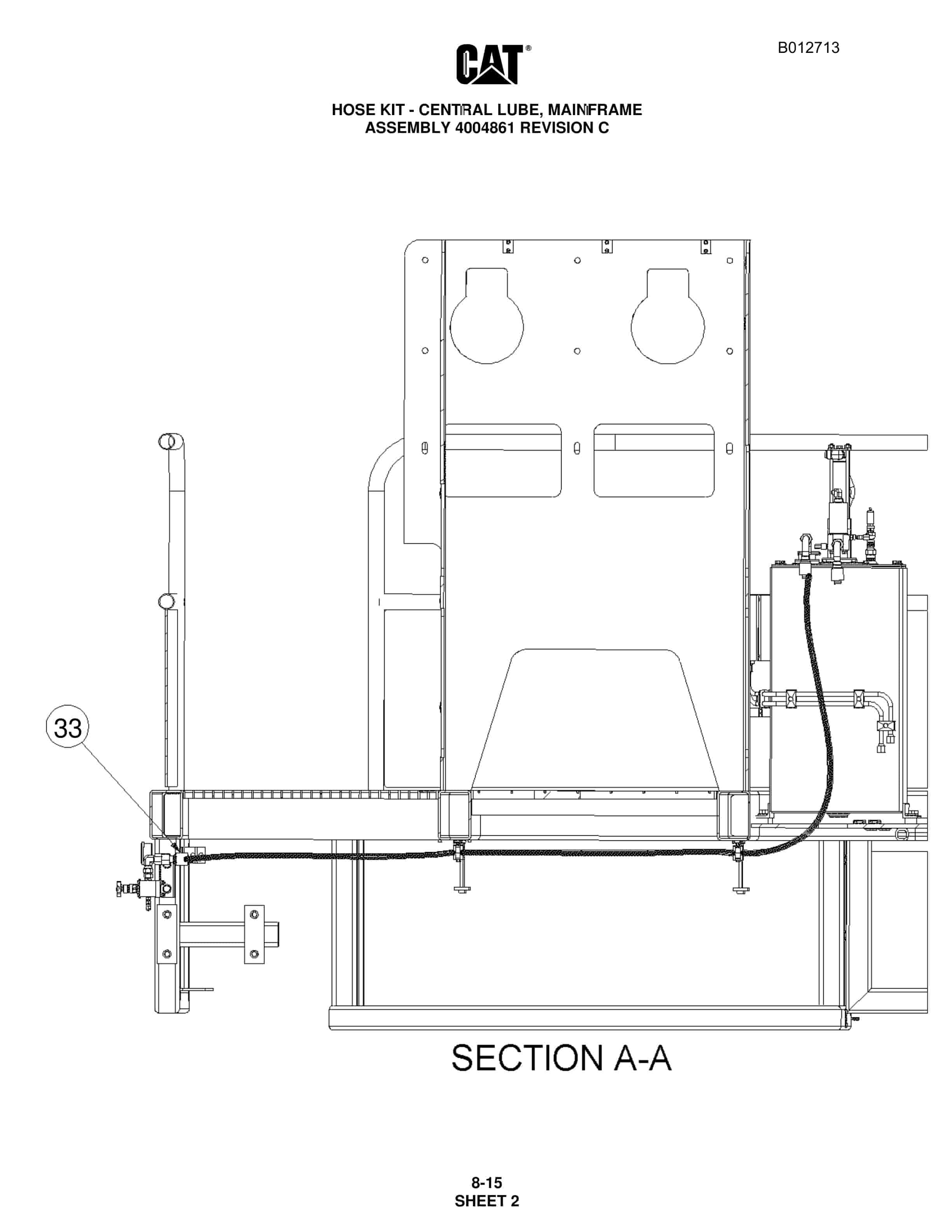 Caterpillar MD6420B Rotary Blasthole Drill Parts Manual BI012713 3 Caterpillar MD6420B Rotary Blasthole Drill Parts Manual BI012713 - Image 3