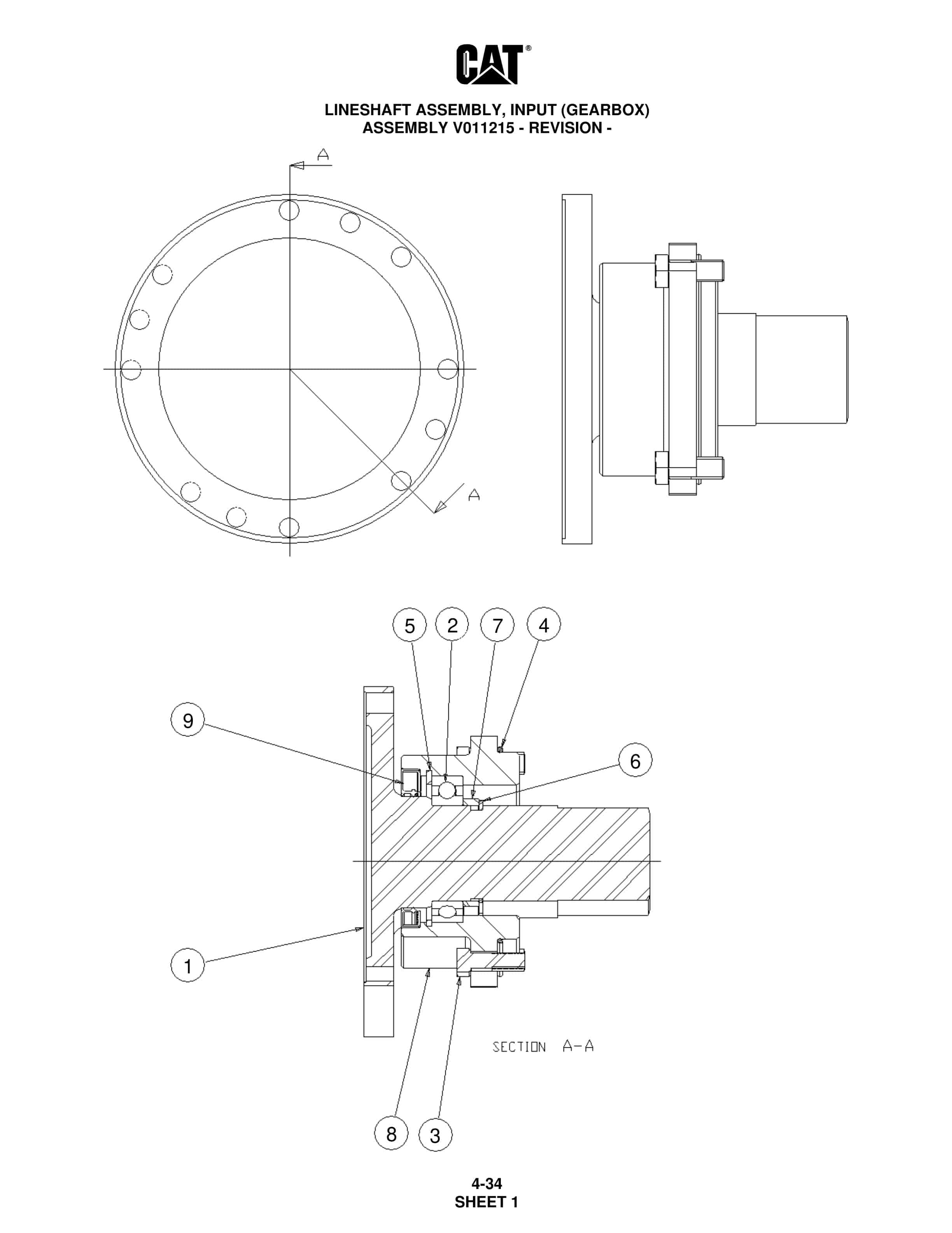 Caterpillar MD6540 Rotary Blasthole Drill Parts Manual BI012751 2 Caterpillar MD6540 Rotary Blasthole Drill Parts Manual BI012751 - Image 2