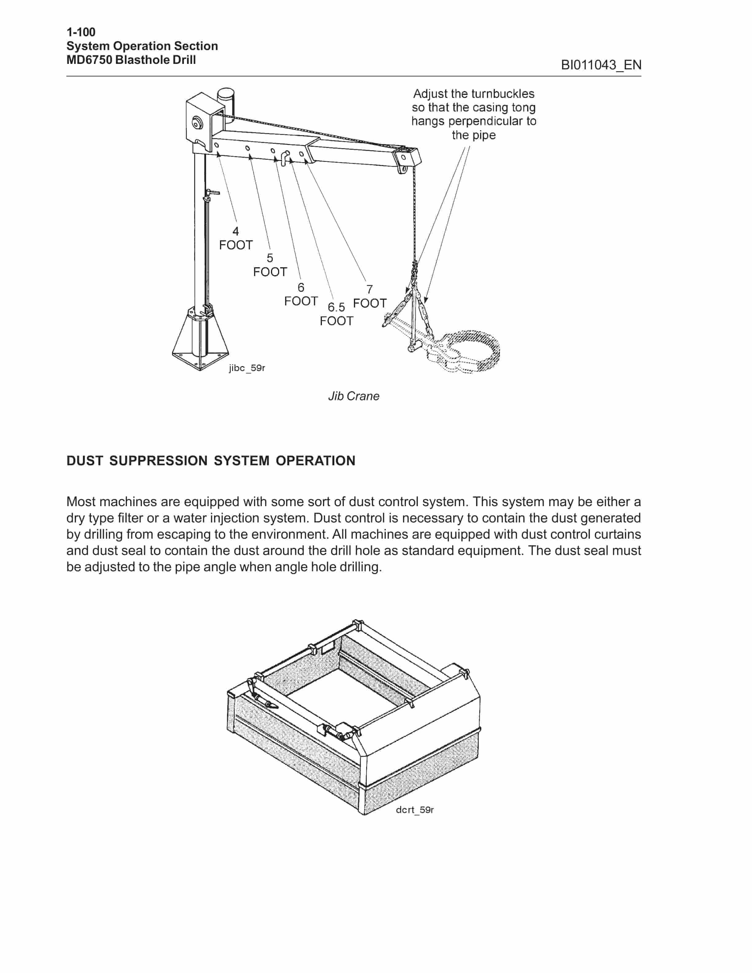 Caterpillar MD6750 Blast Hole Drill System Operation Manual BI011043-4