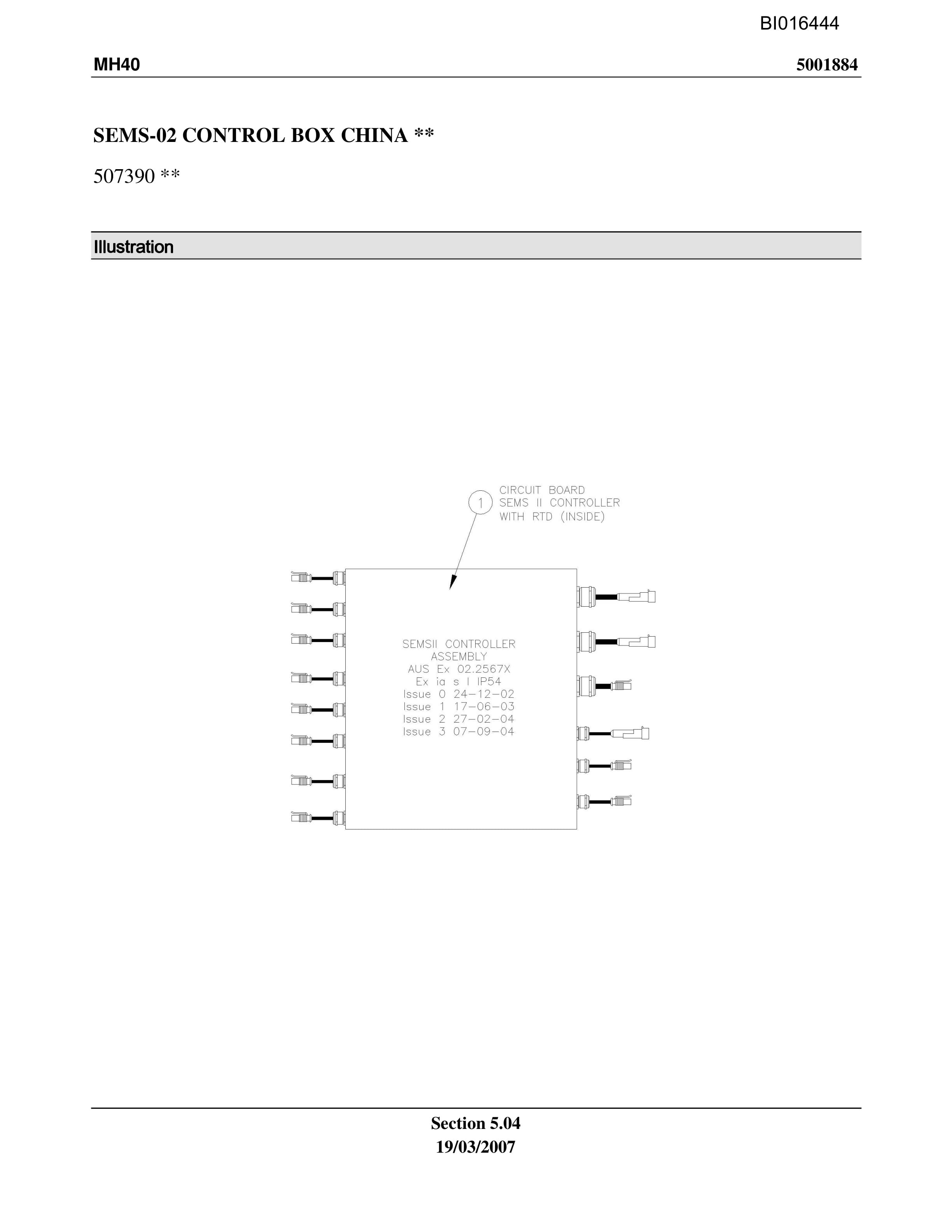 Caterpillar MH-40 Parts Manual BI016444-4