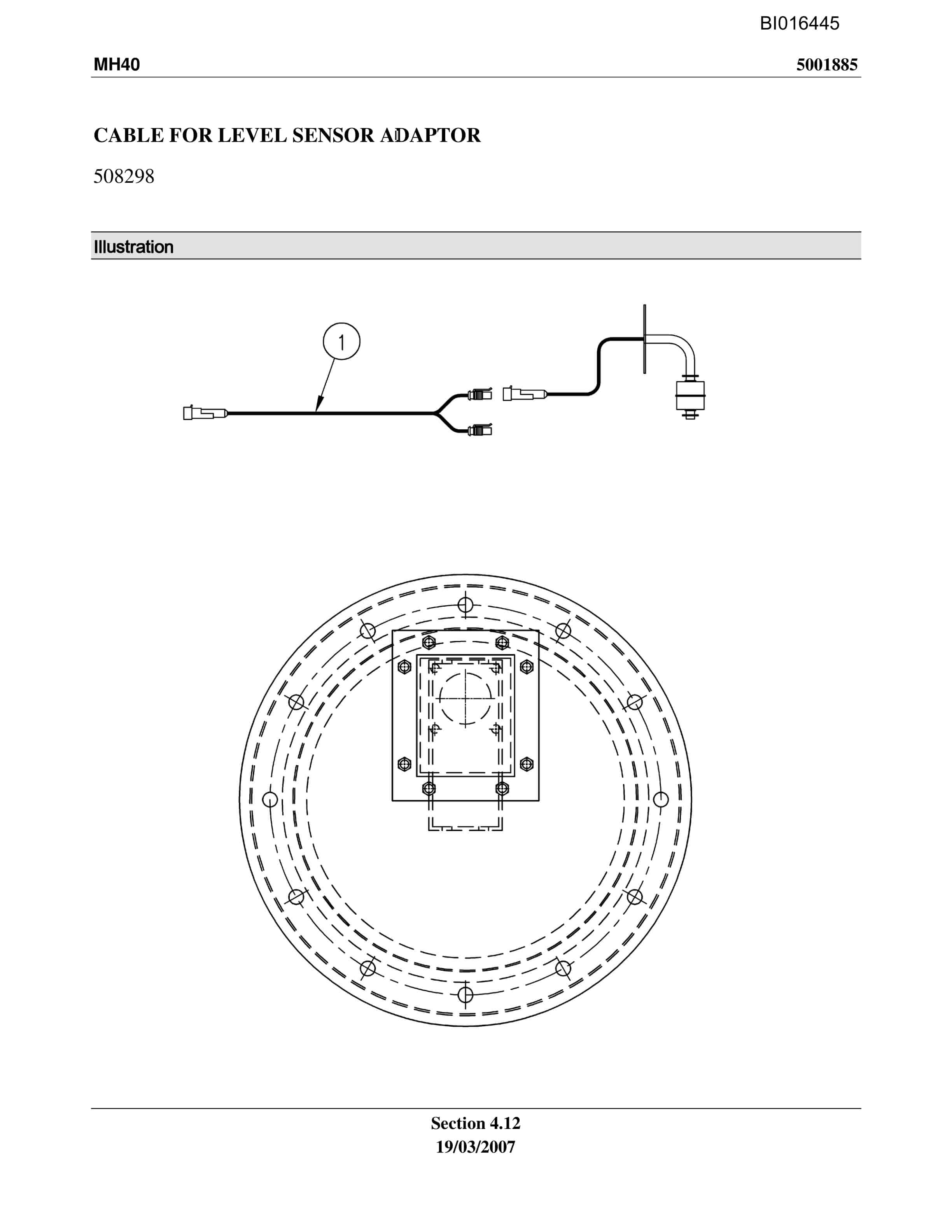Caterpillar MH-40 Parts Manual BI016445-3