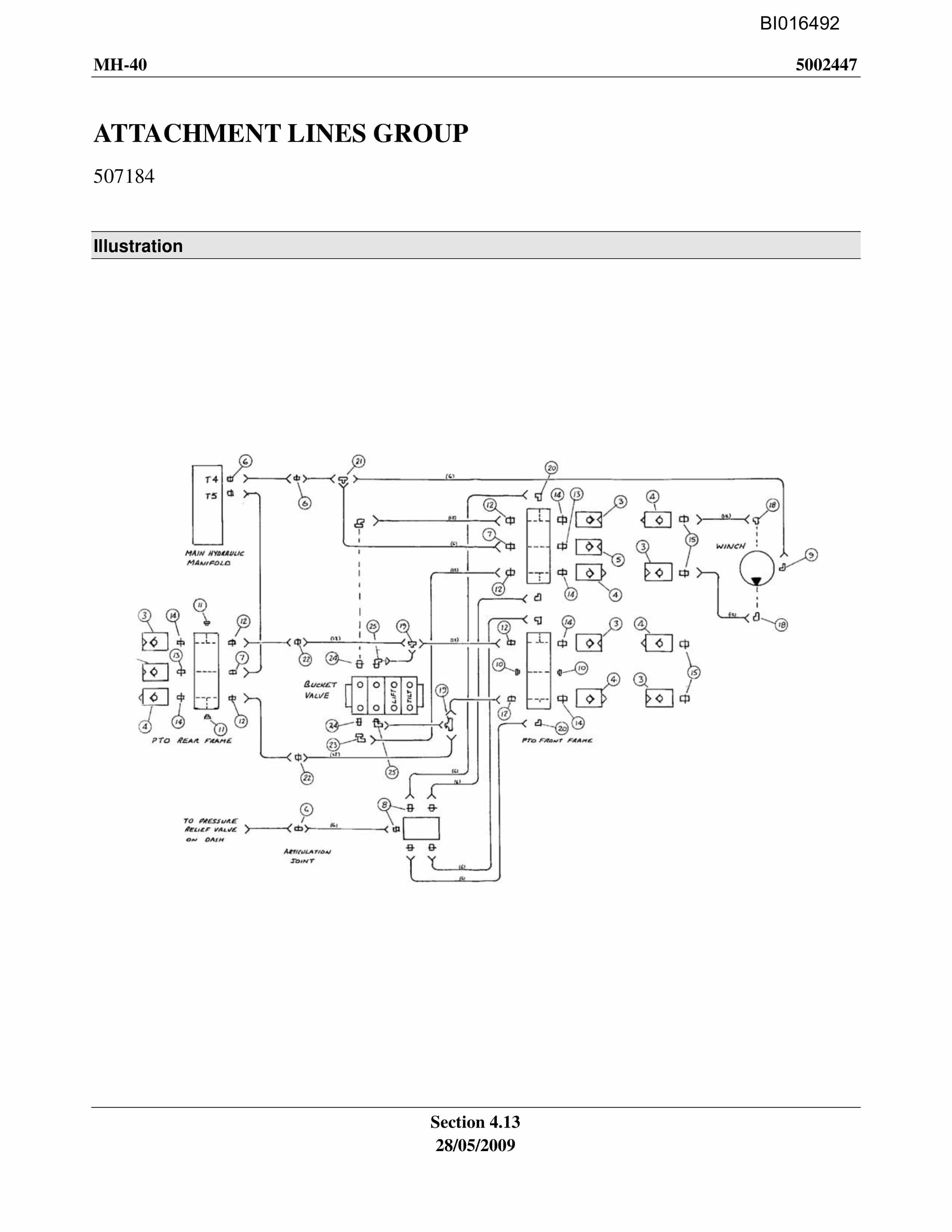 Caterpillar MH-40 Parts Manual BI016492-3