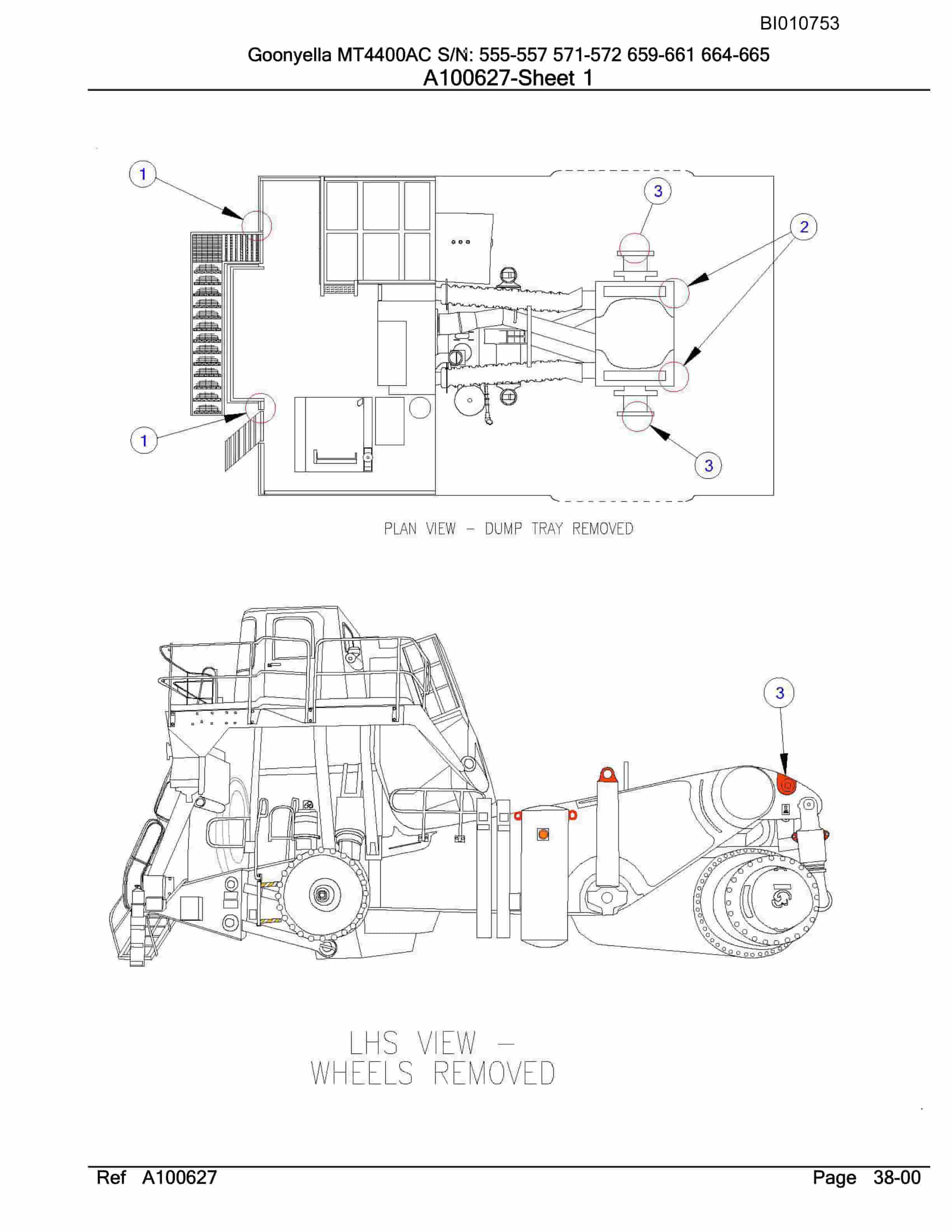 Caterpillar MT4400AC - Trucks Australian Options - Parts Manual BI010753-3