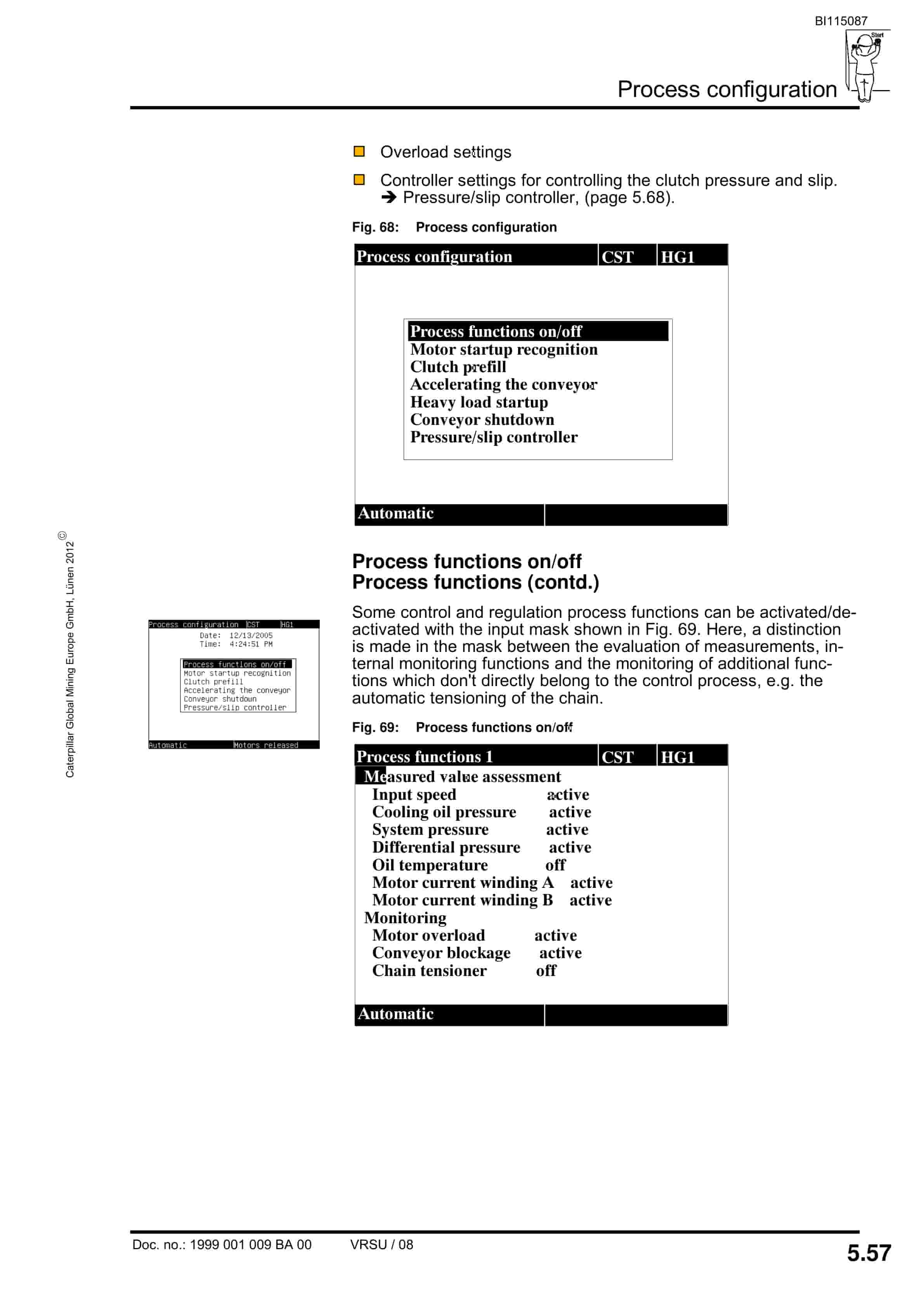 Caterpillar PMC-D - Drive Control System Conveyor With CST Gearbox Operating Manual BI115087-5