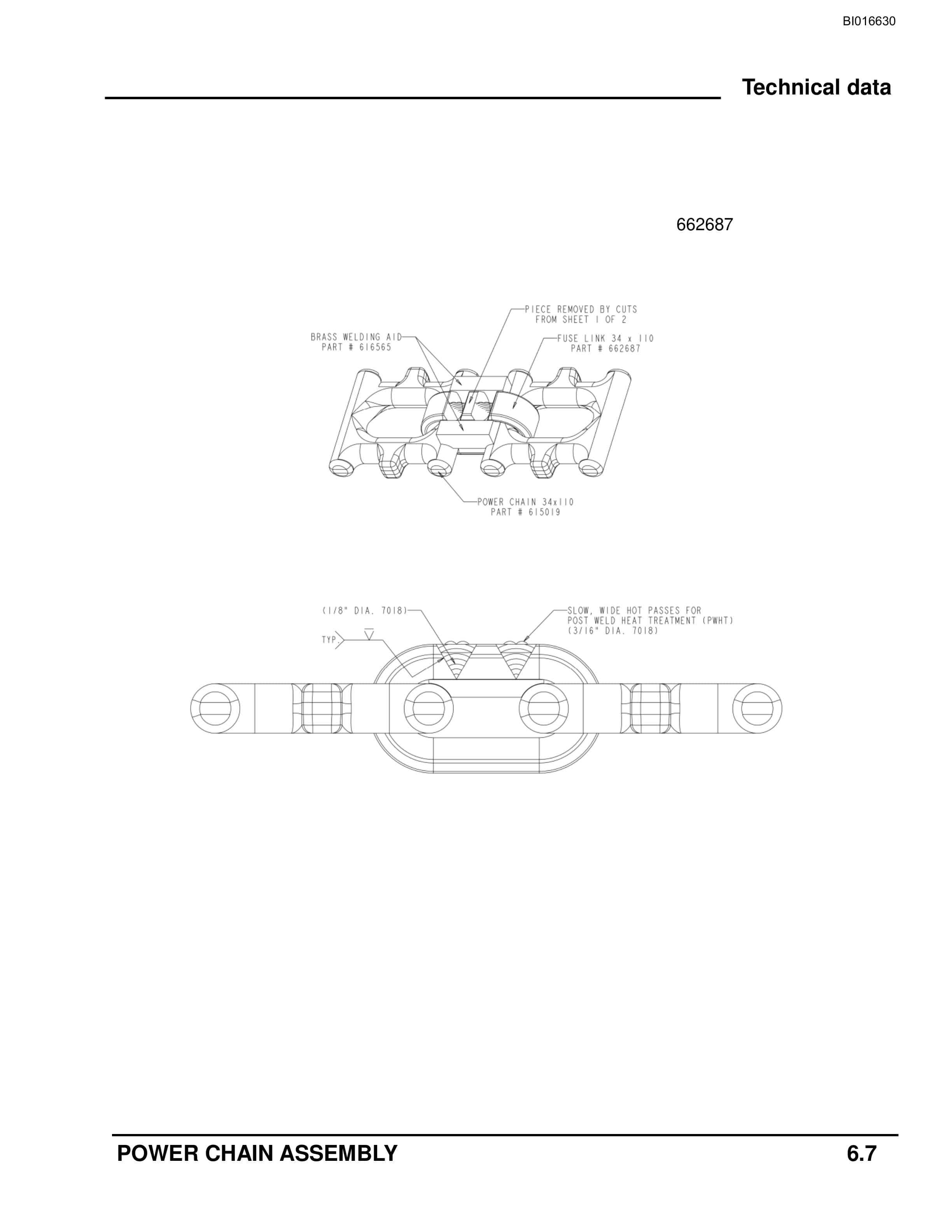 Caterpillar Power Chain Assembly Operation And Maintenance Manual BI016630-2