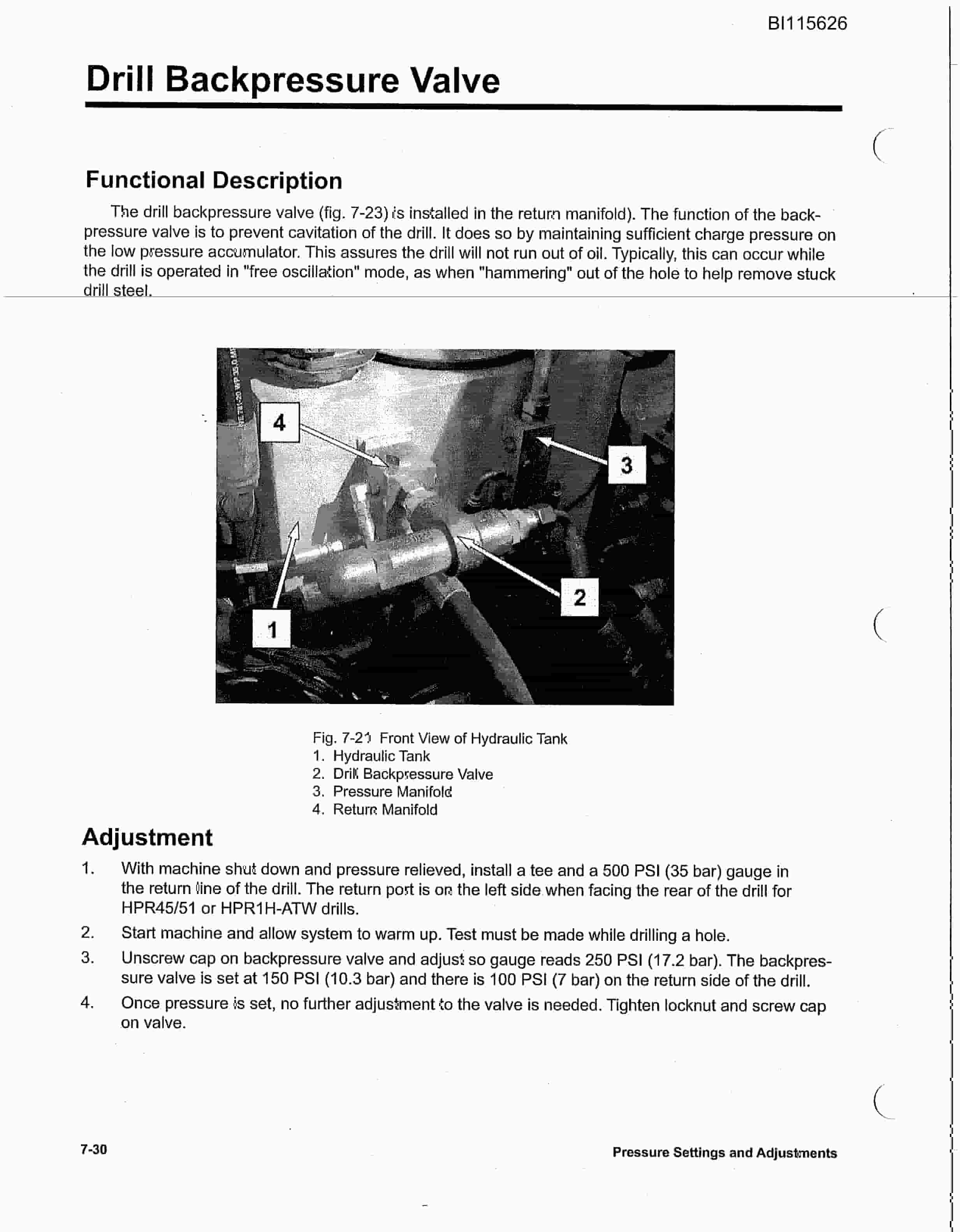Caterpillar R30C Hydraulic Track Drill Technical Manual BI115626-2