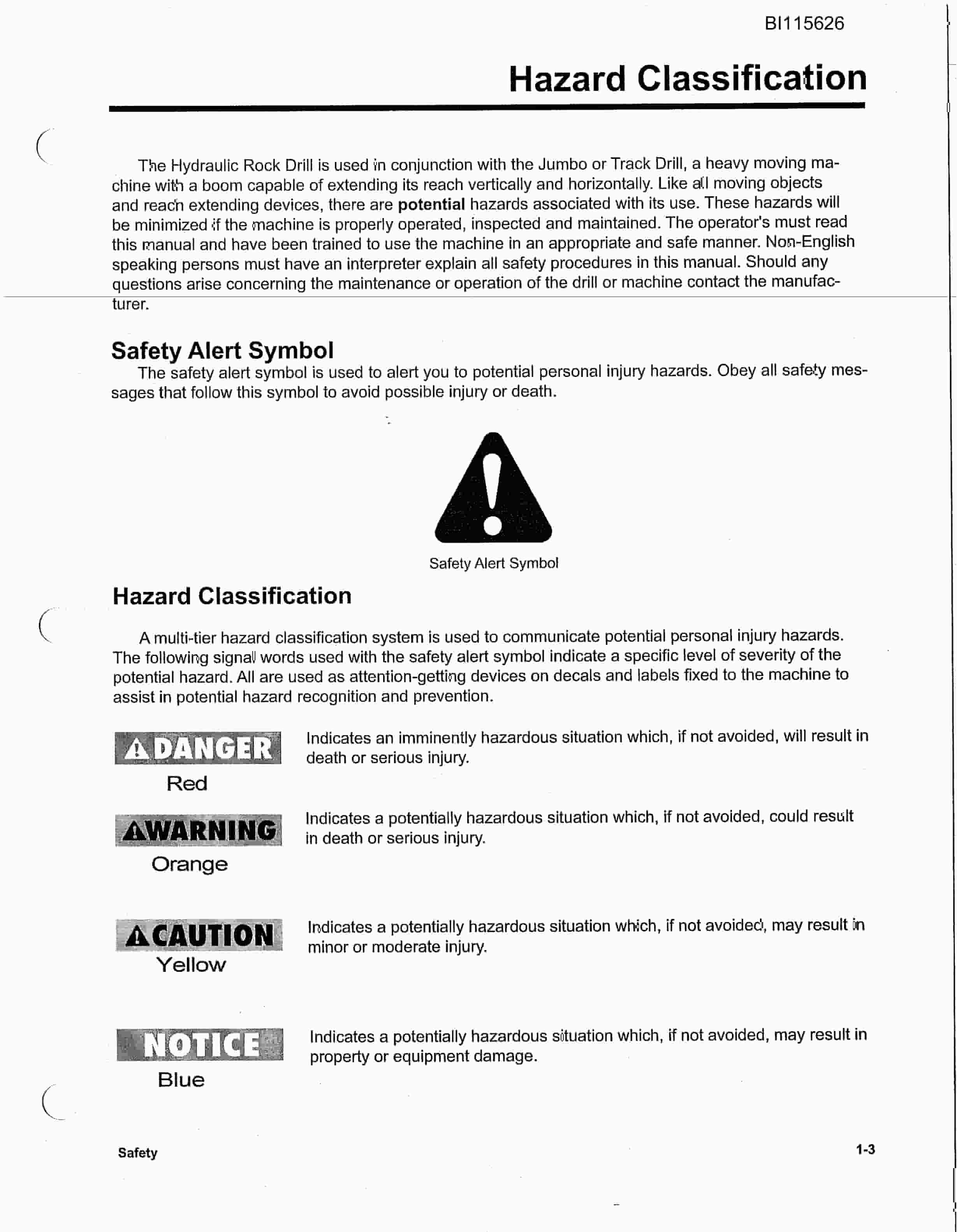 Caterpillar R30C Hydraulic Track Drill Technical Manual BI115626-4