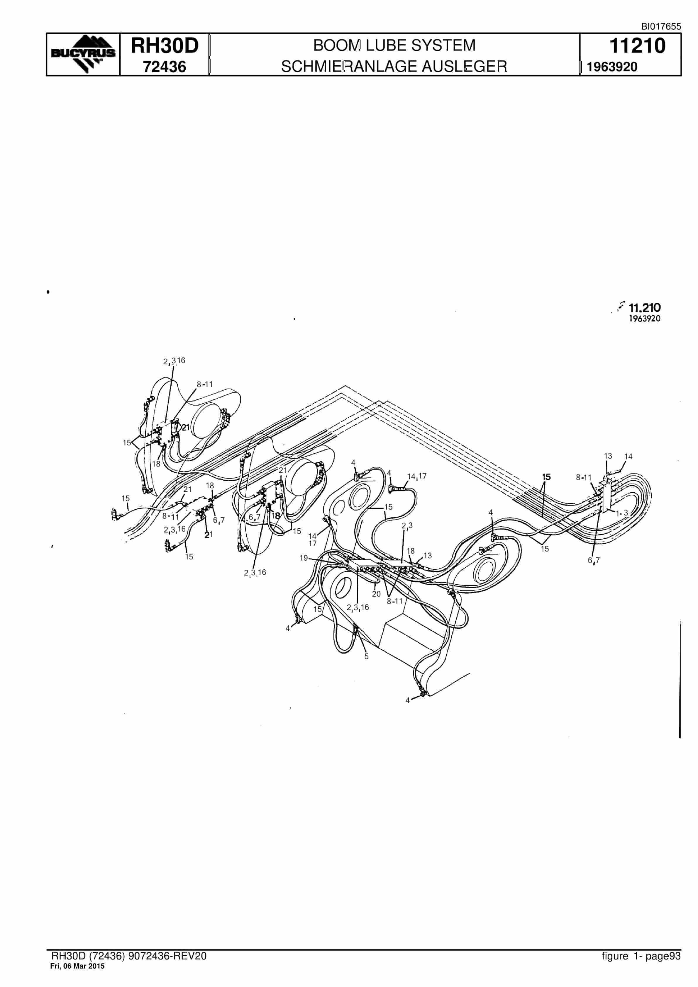 Caterpillar RH30D Hydraulic Shovel Spare Parts Manual BI017655-4
