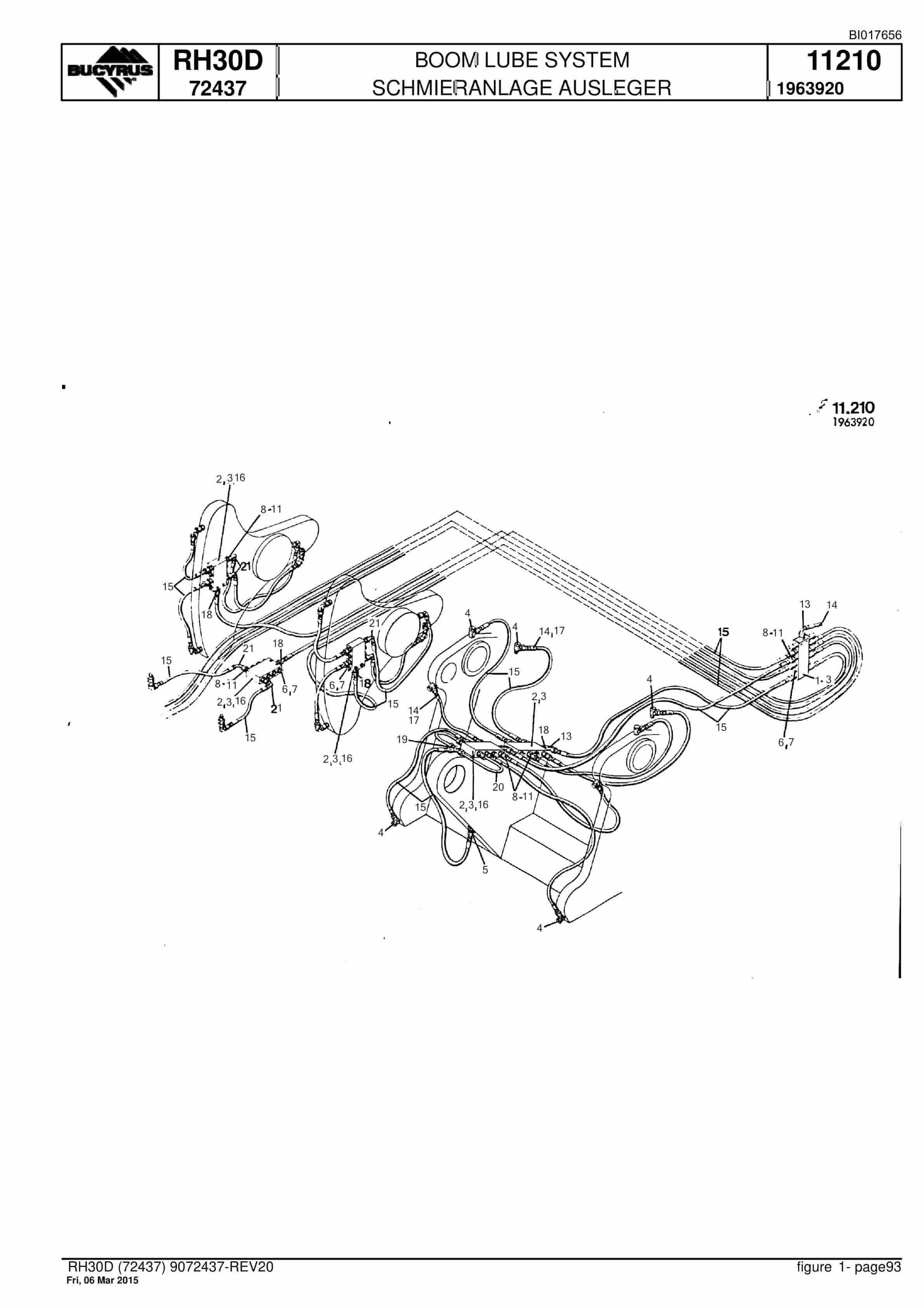 Caterpillar RH30D Hydraulic Shovel Spare Parts Manual BI017656-4