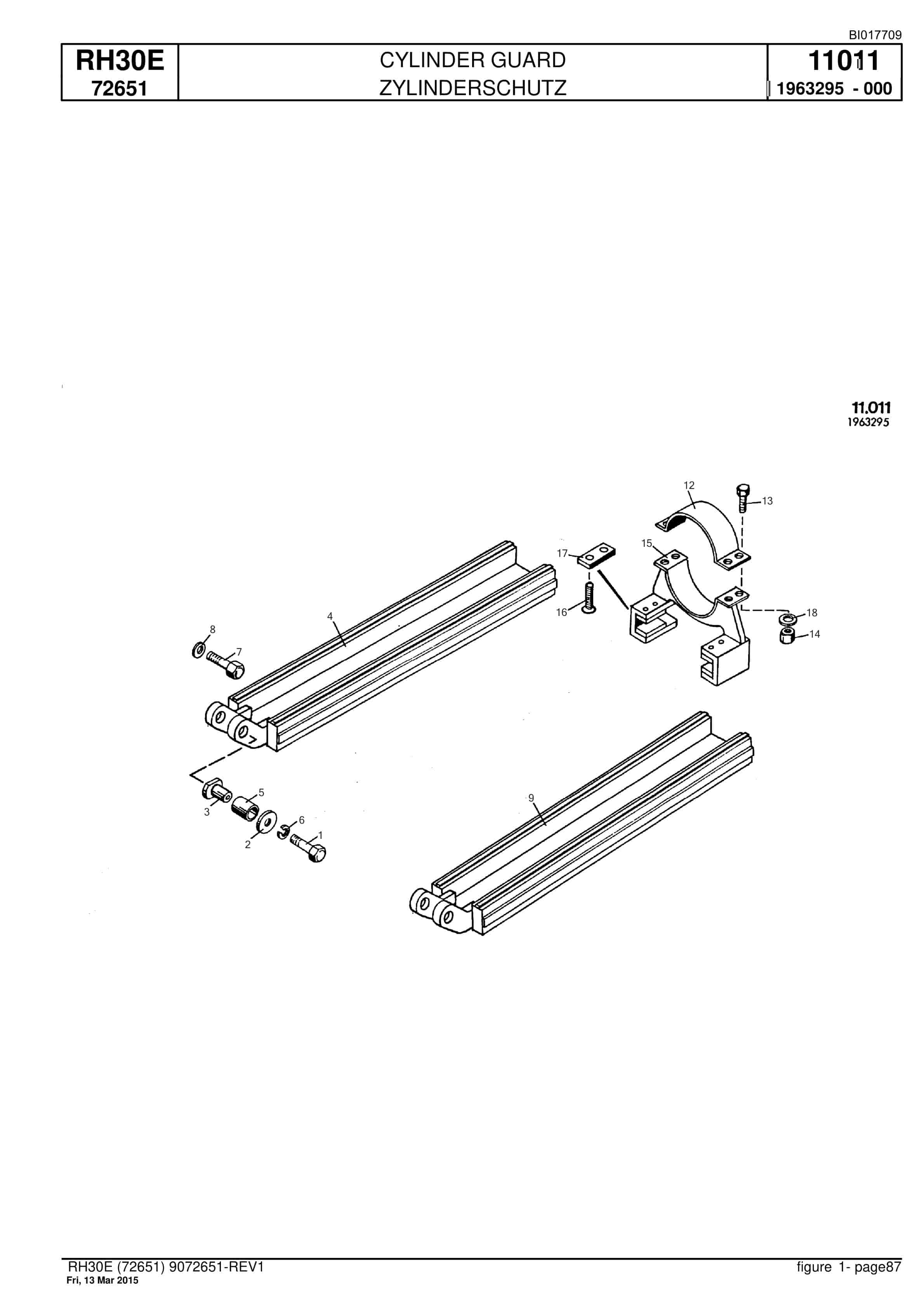Caterpillar RH30E Hydraulic Shovel Spare Parts Manual BI017709-3